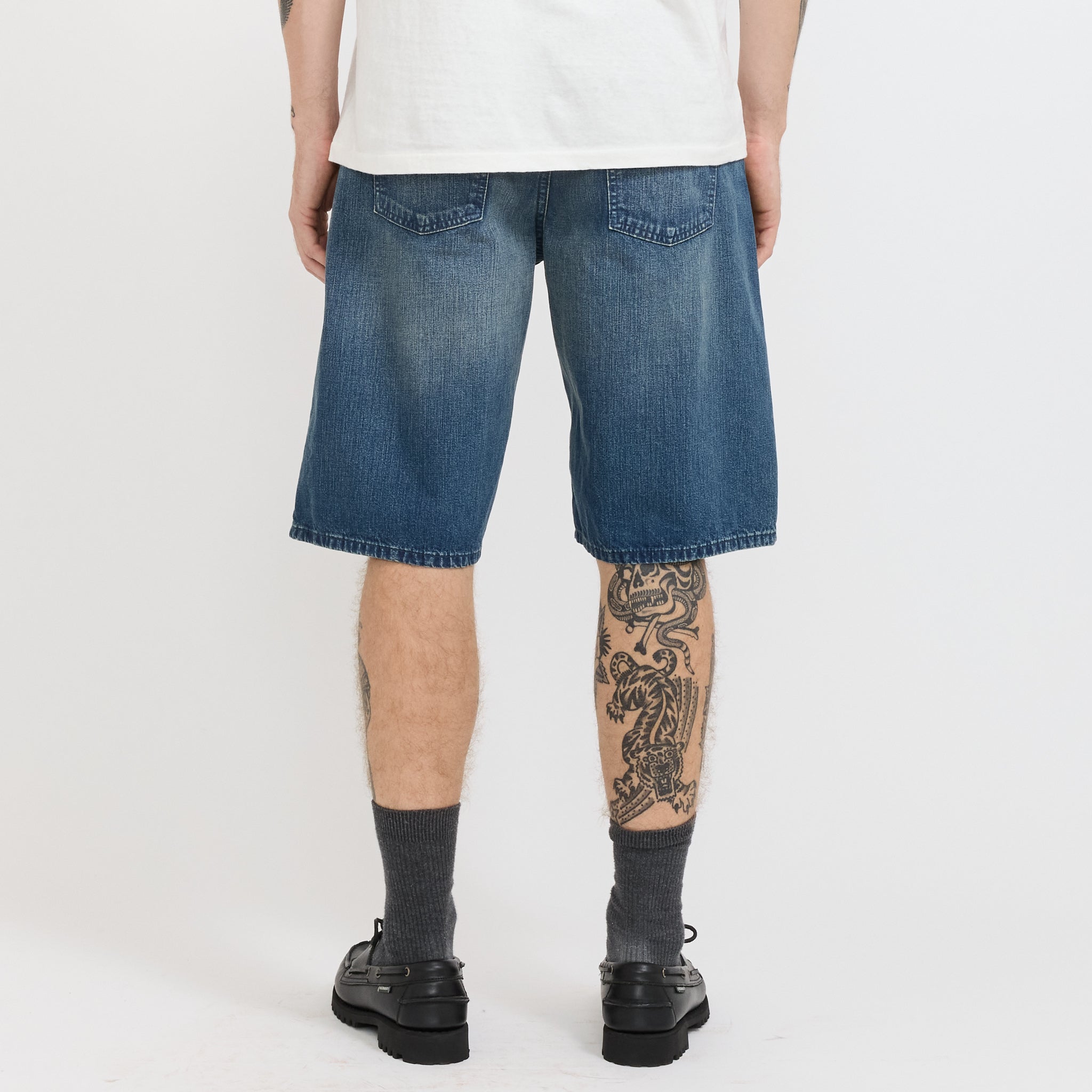 Zeb Denim Shorts Blue Painter