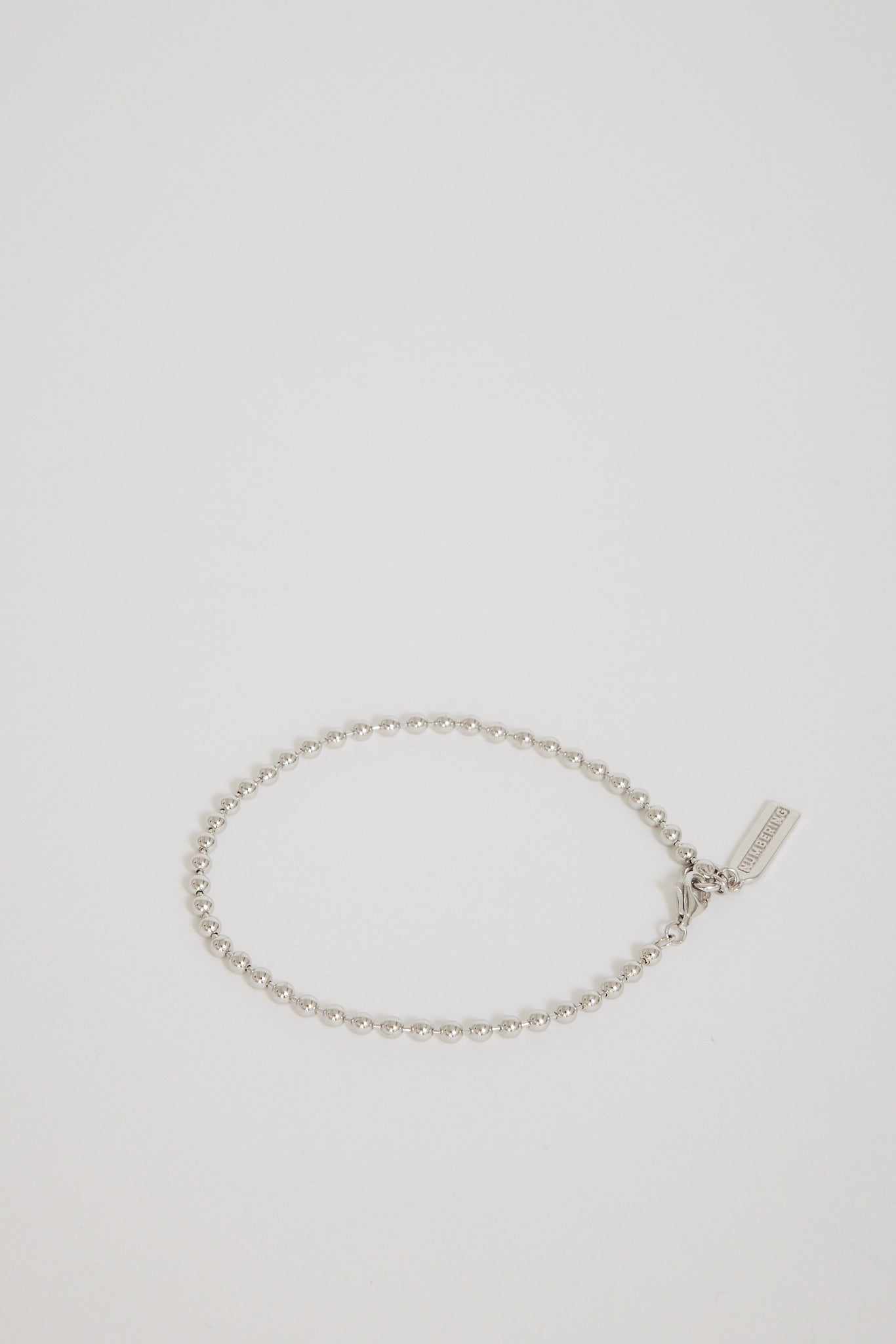 Numbering | Ball Chain Bracelet Silver | Maplestore