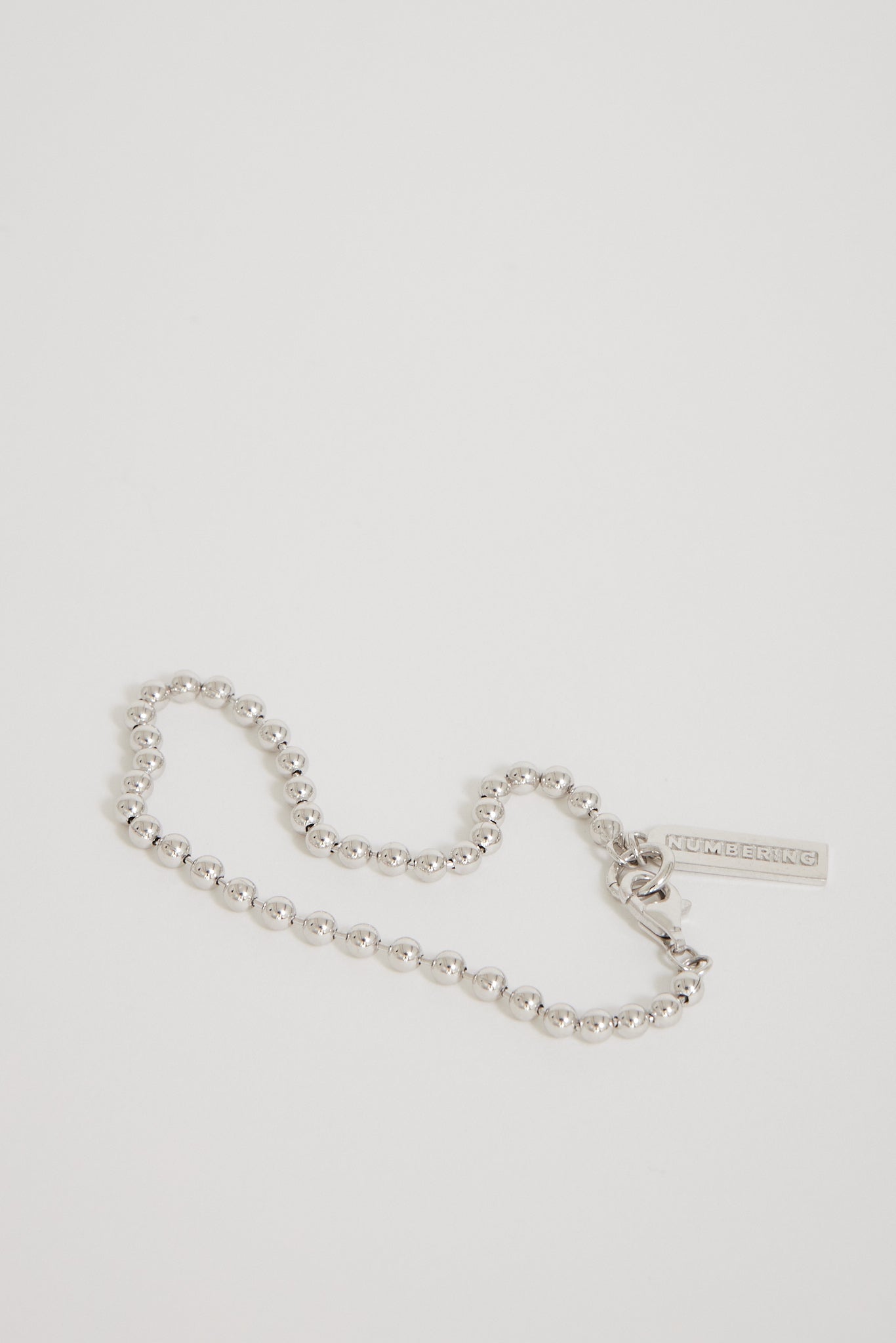 Numbering | Ball Chain Bracelet Silver | Maplestore