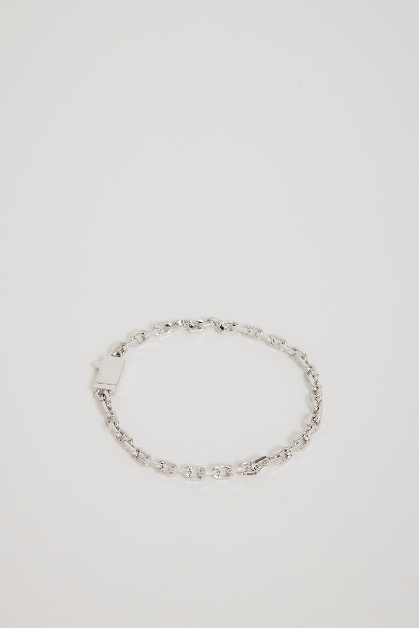 Numbering | Edge Cut Chain Bracelet Silver | Maplestore