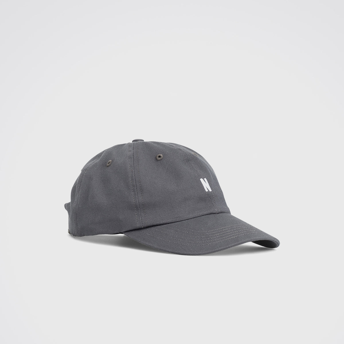 Twill Sports Cap Magnet Grey