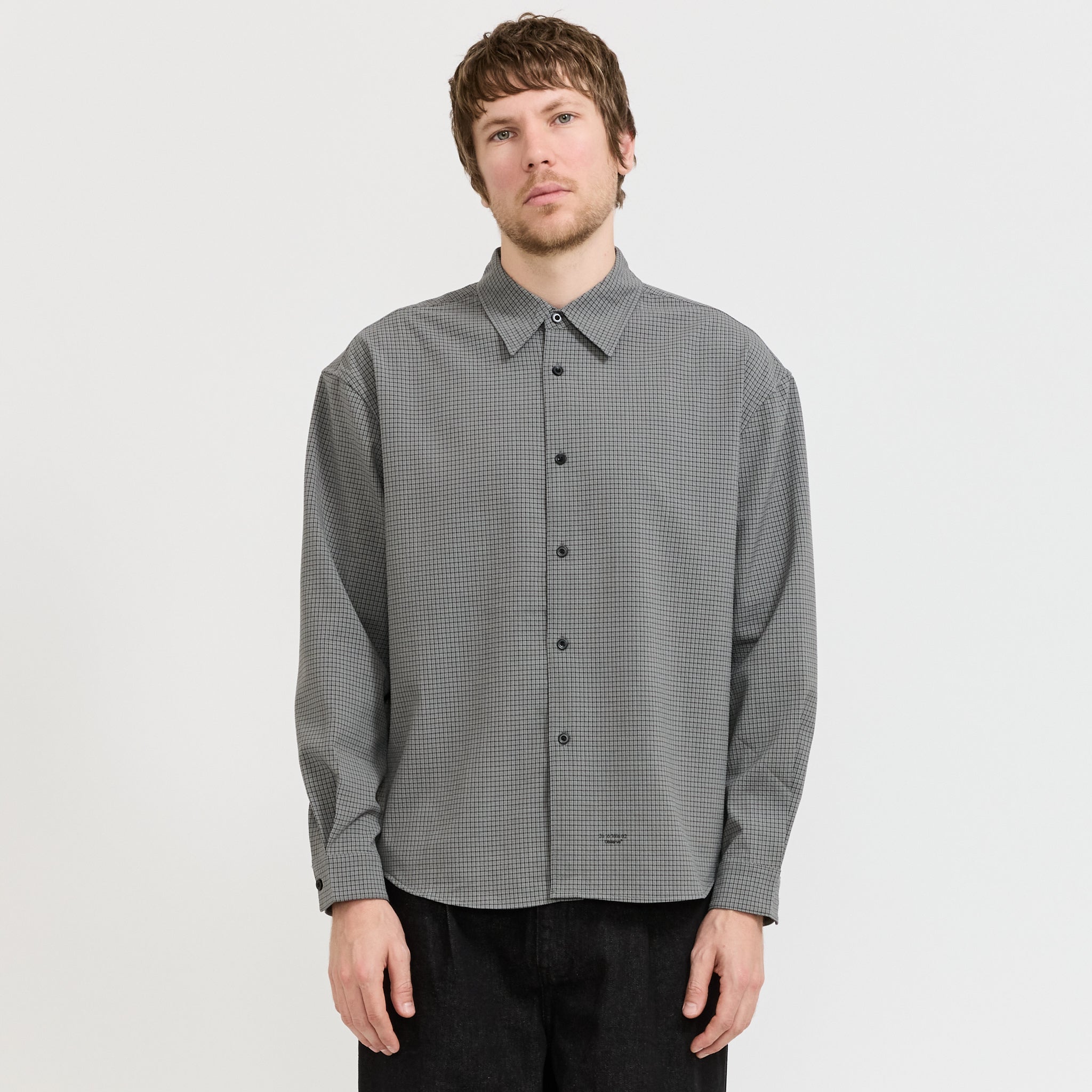 Plaid Shirt Charcoal/Black