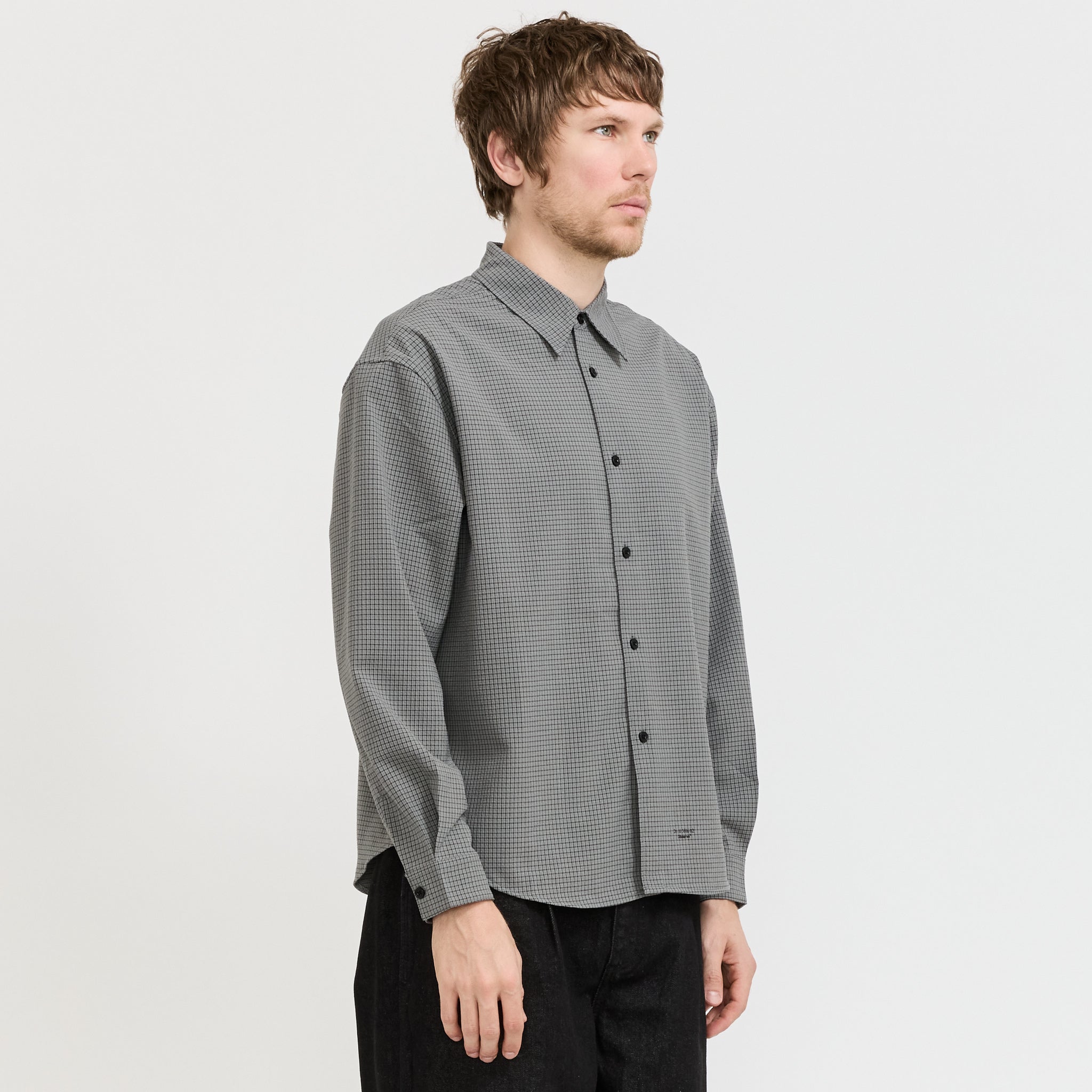 Plaid Shirt Charcoal/Black
