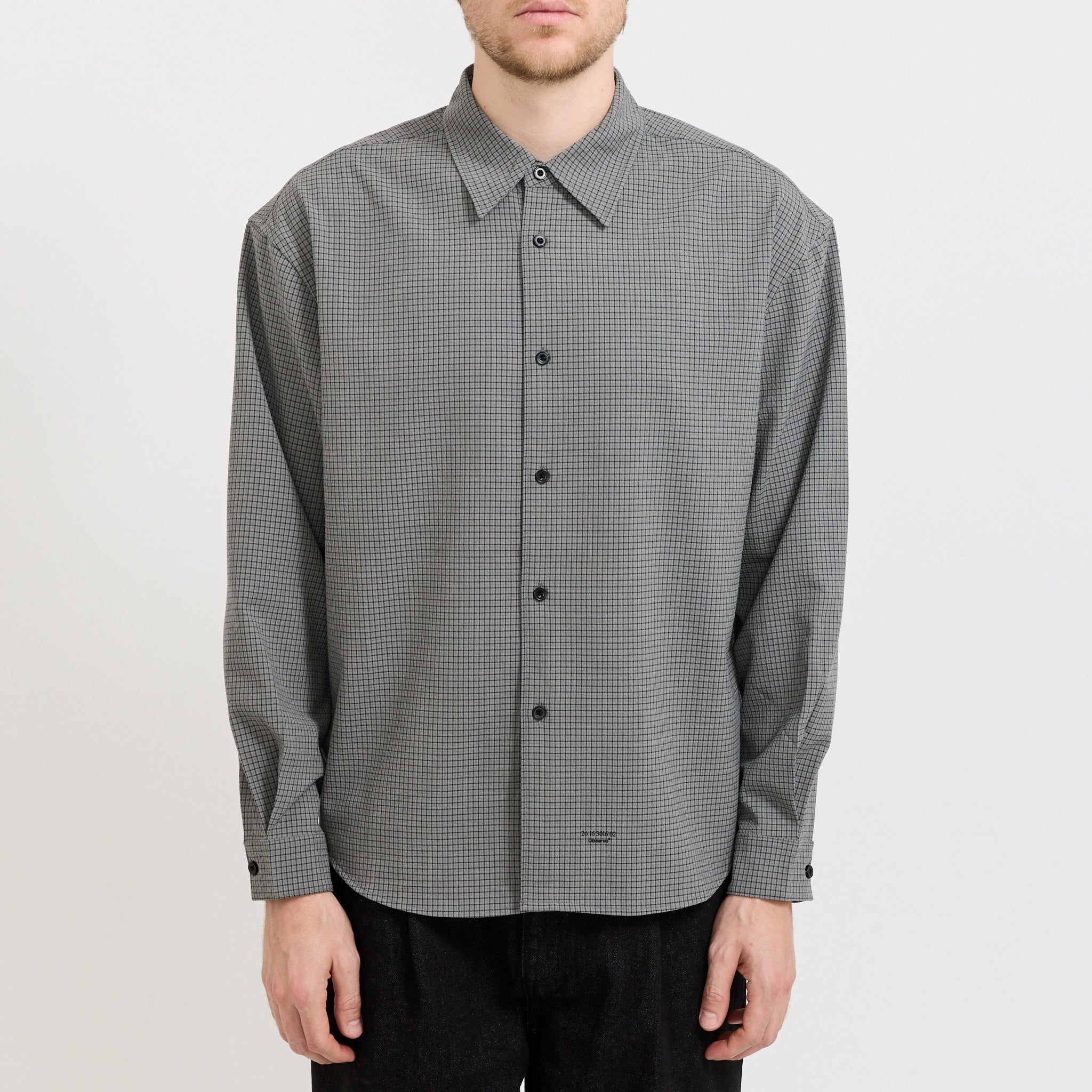 Plaid Shirt Charcoal/Black
