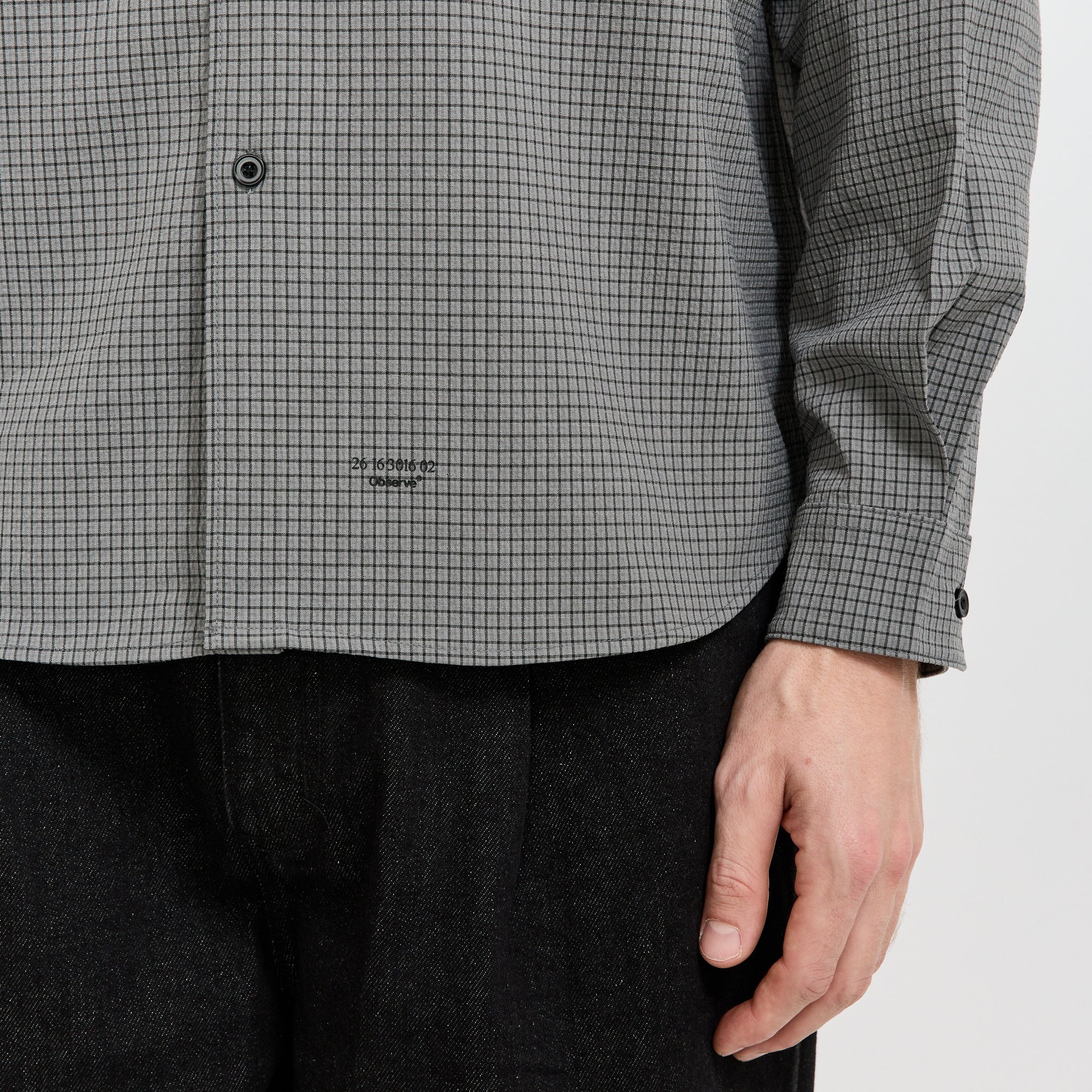 Plaid Shirt Charcoal/Black