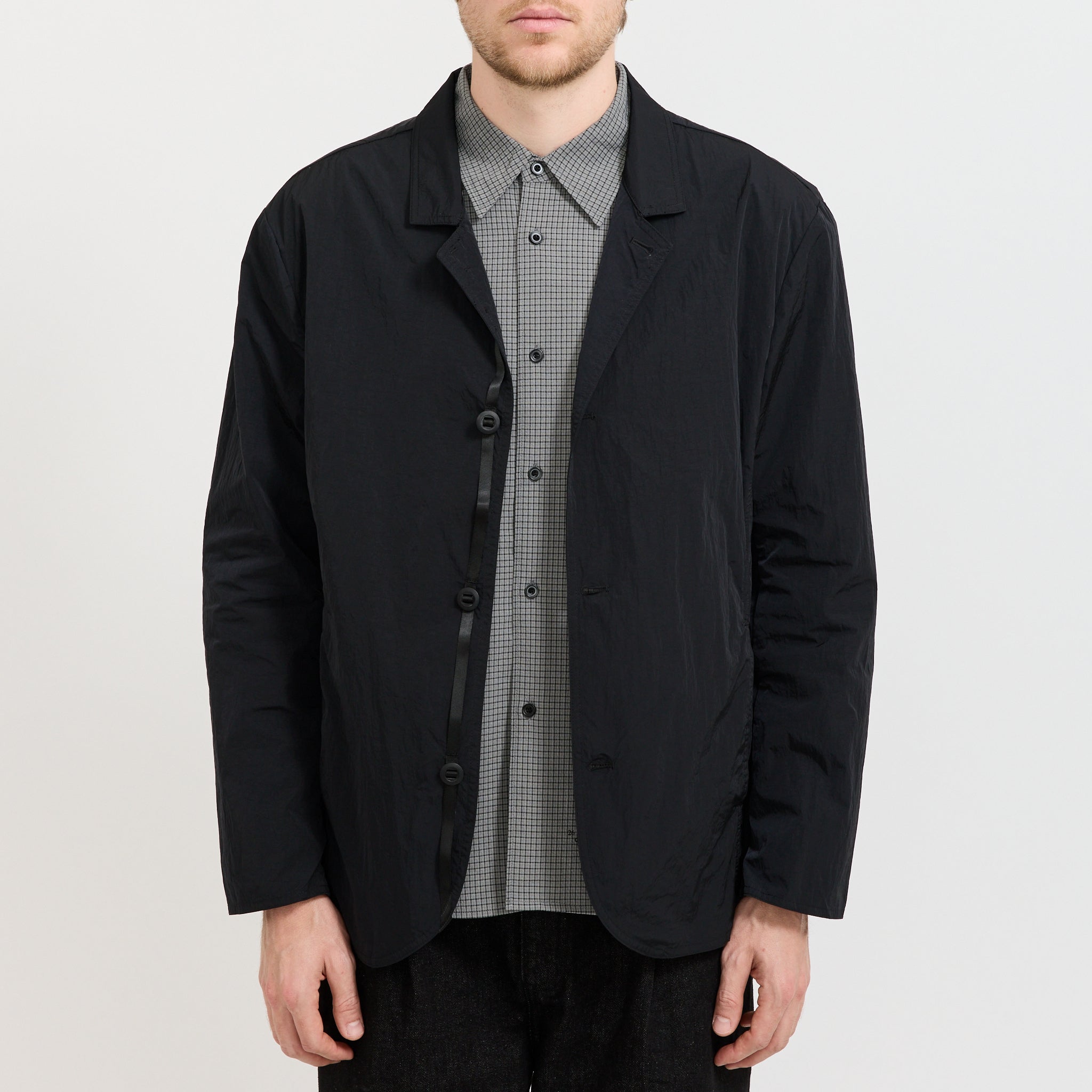 5 Button Blazer Black