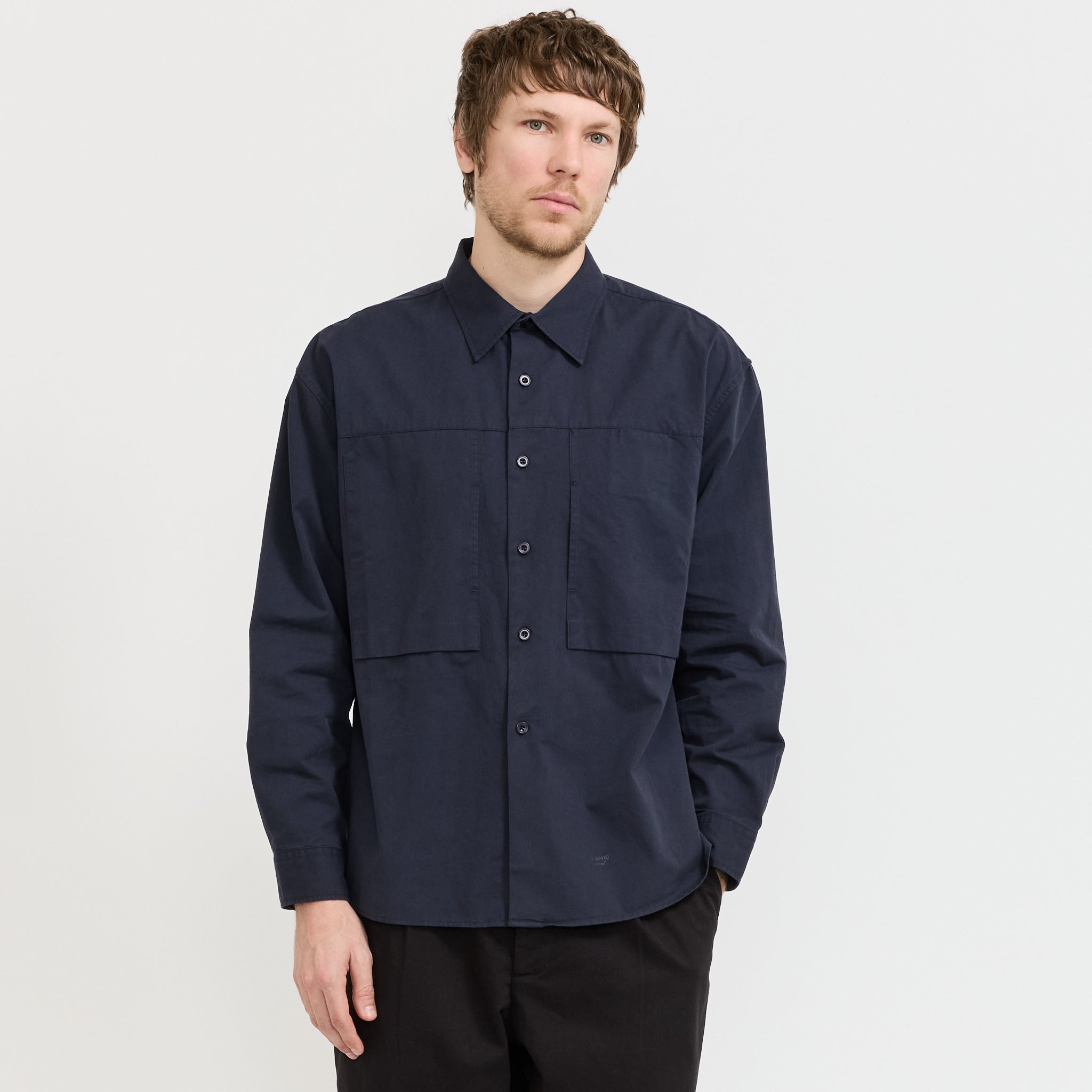 Panel Pocket Shirt Dark Navy
