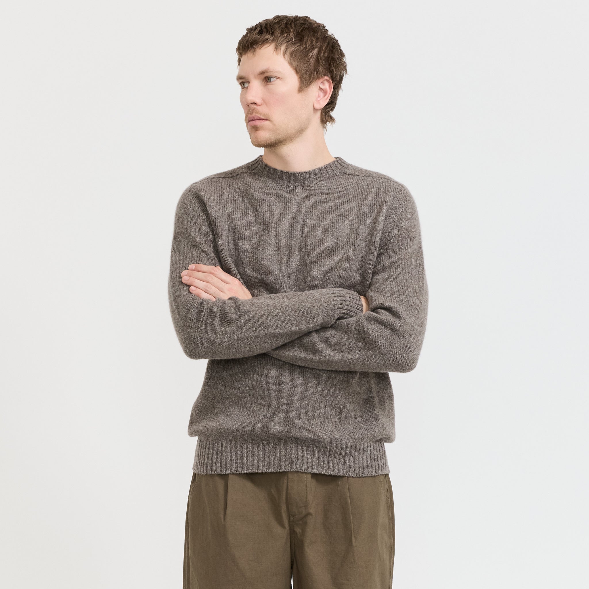 Origin Knitwear | Seamless Crew Elk | Maplestore