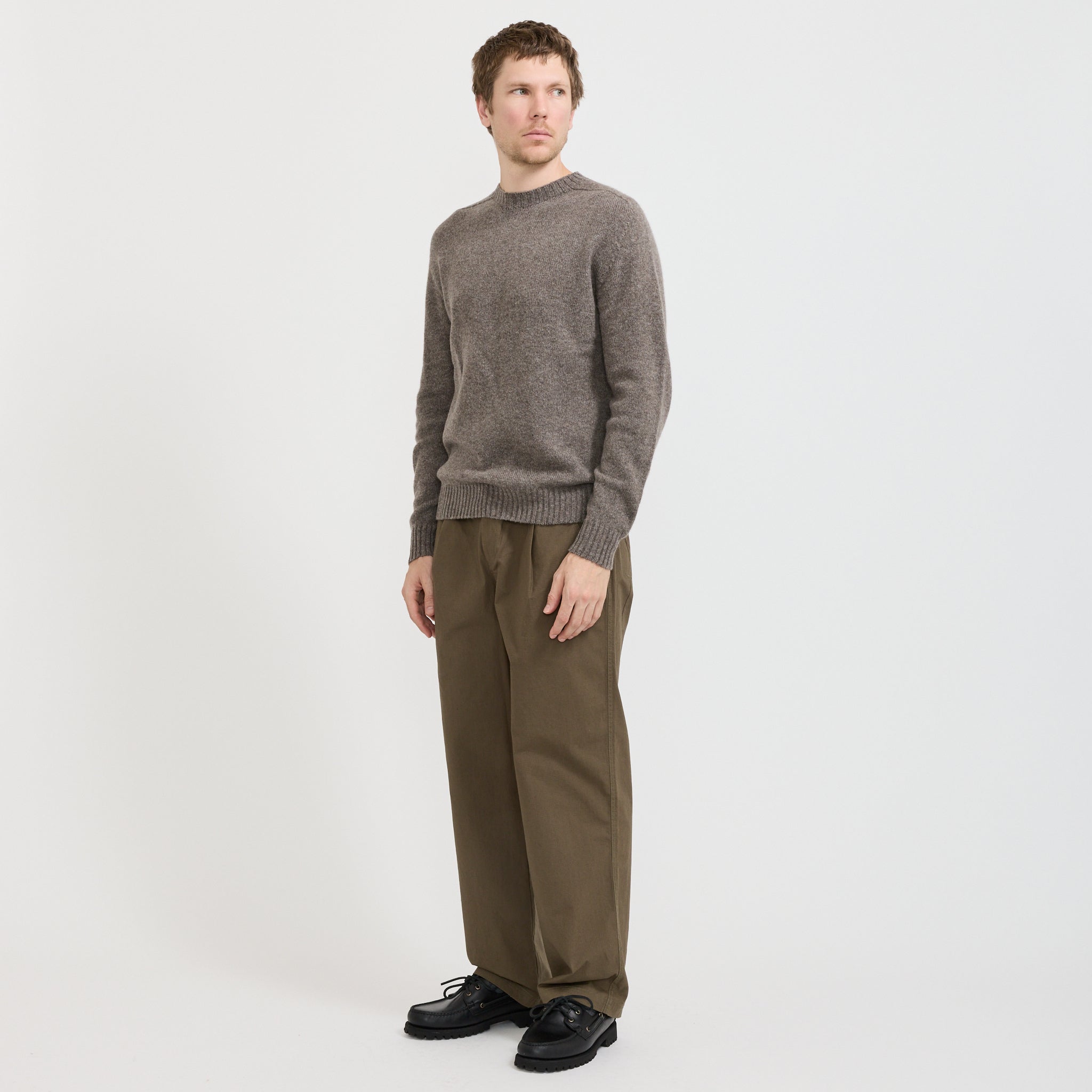 Origin Knitwear | Seamless Crew Elk | Maplestore