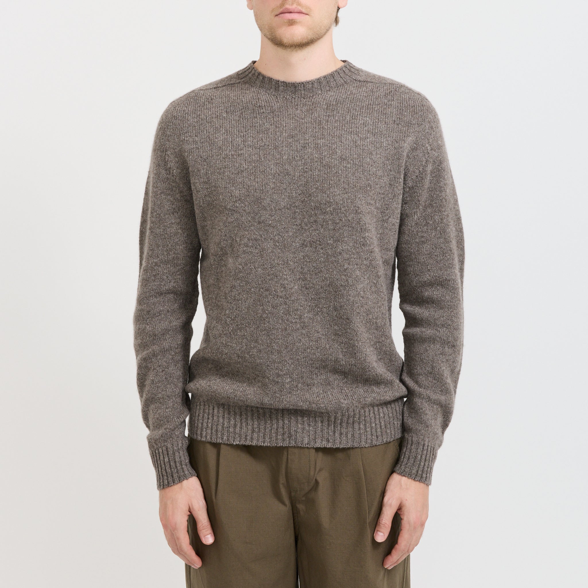 Origin Knitwear | Seamless Crew Elk | Maplestore