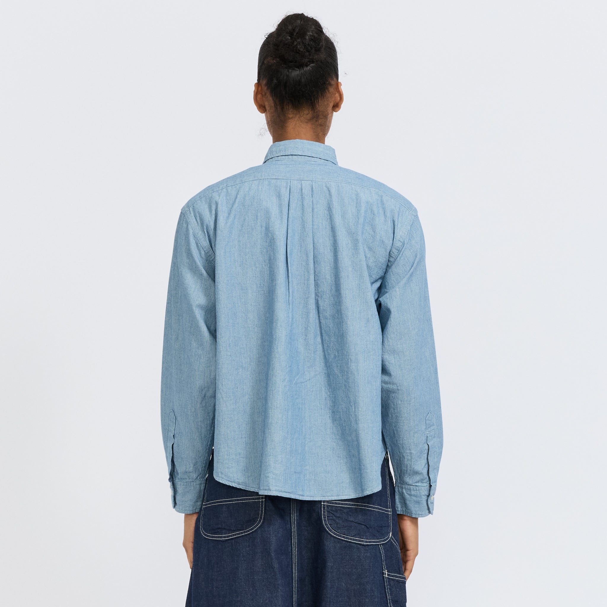 Short Button Down Shirt Hickory