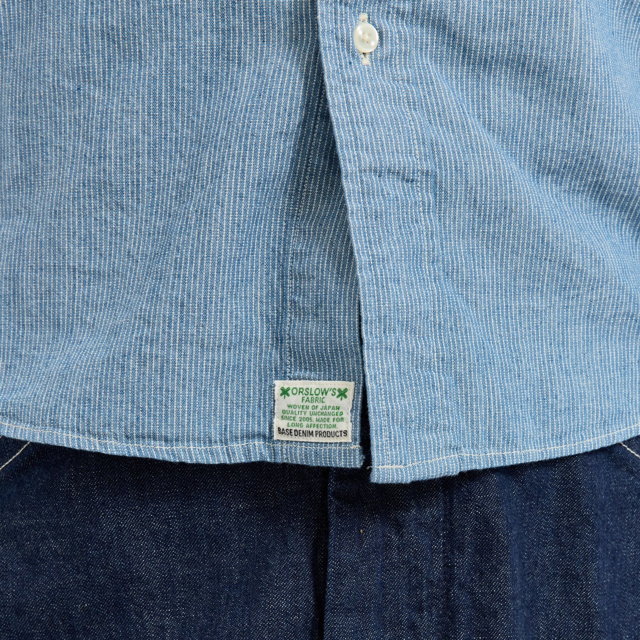 Short Button Down Shirt Hickory