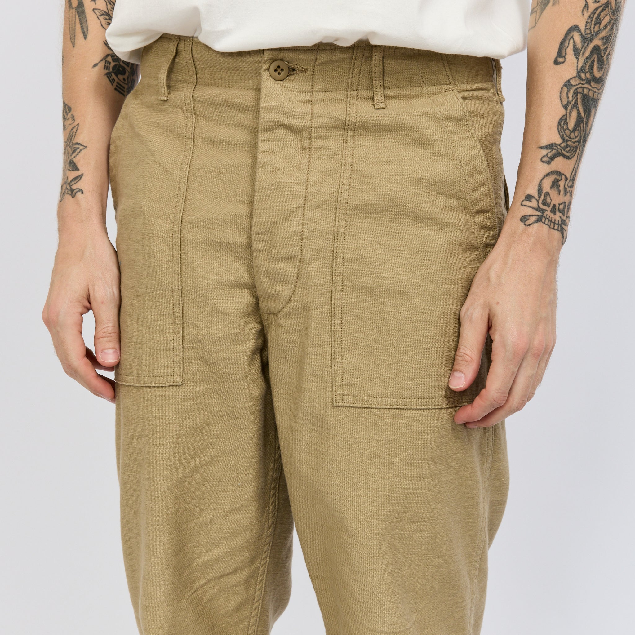 US Army Fatigue Pants Sand Beige | Orslow Mens Pants | Maplestore