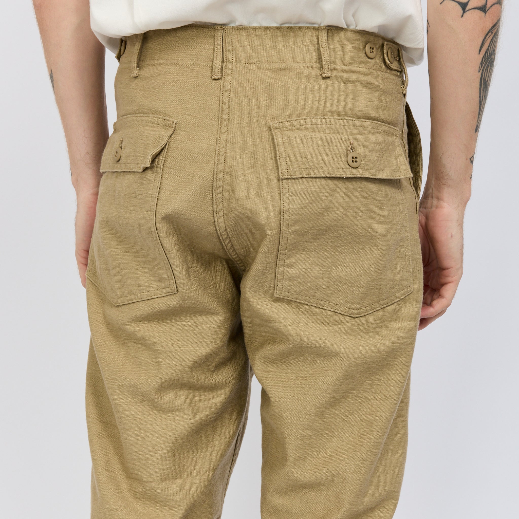 US Army Fatigue Pants Sand Beige | Orslow Mens Pants | Maplestore