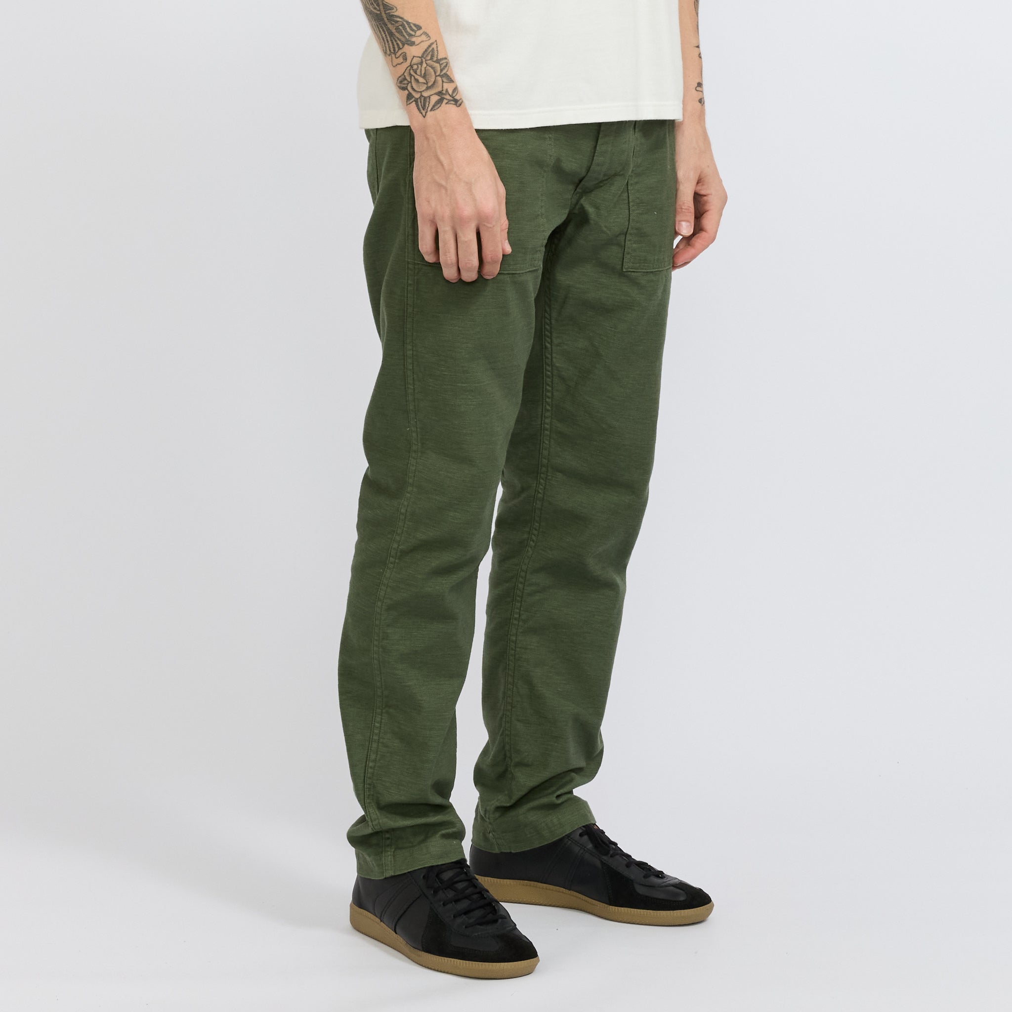 Orslow | Slim Fit Fatigue Pants Green | Maplestore