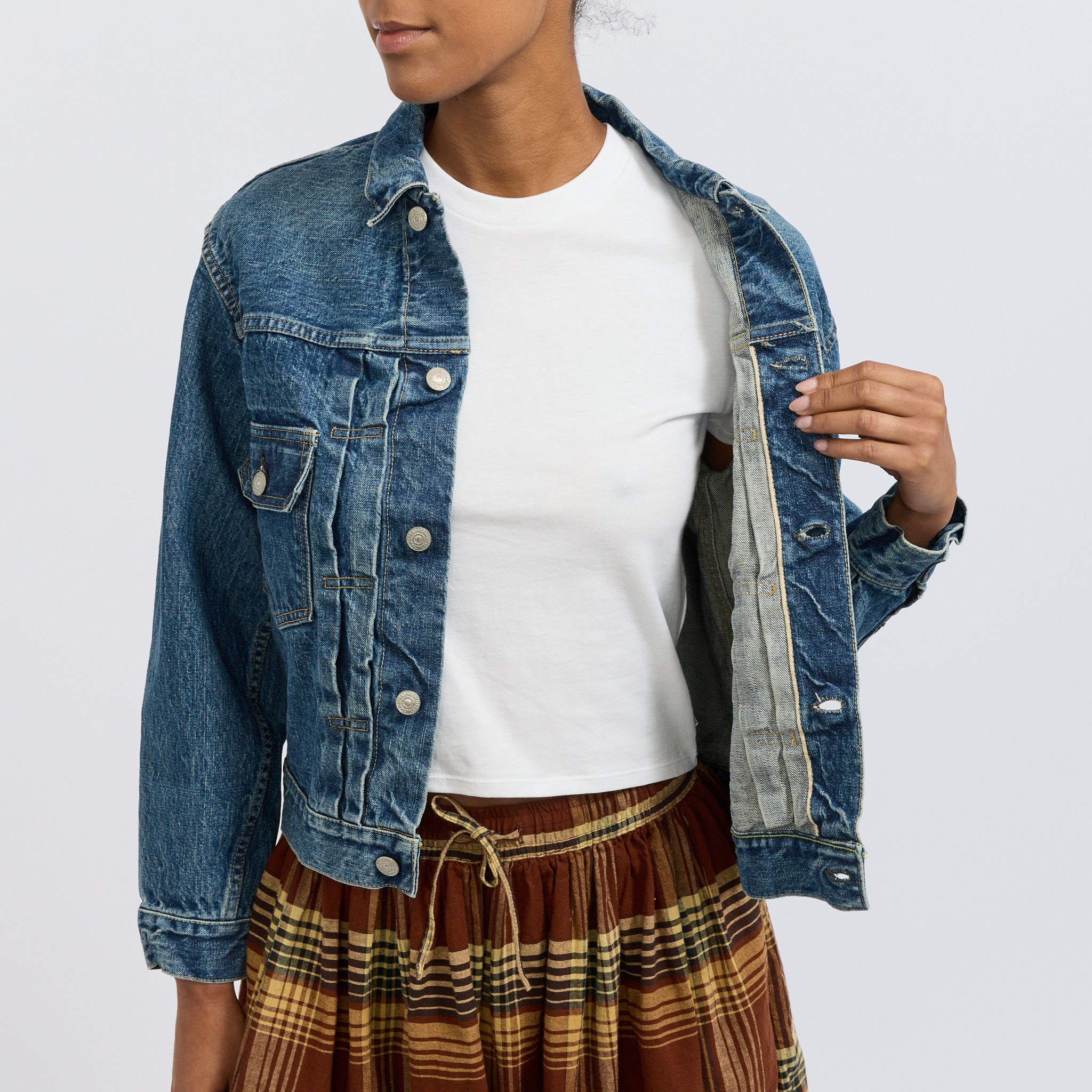 Type 2 1950's Denim Jacket Used Wash
