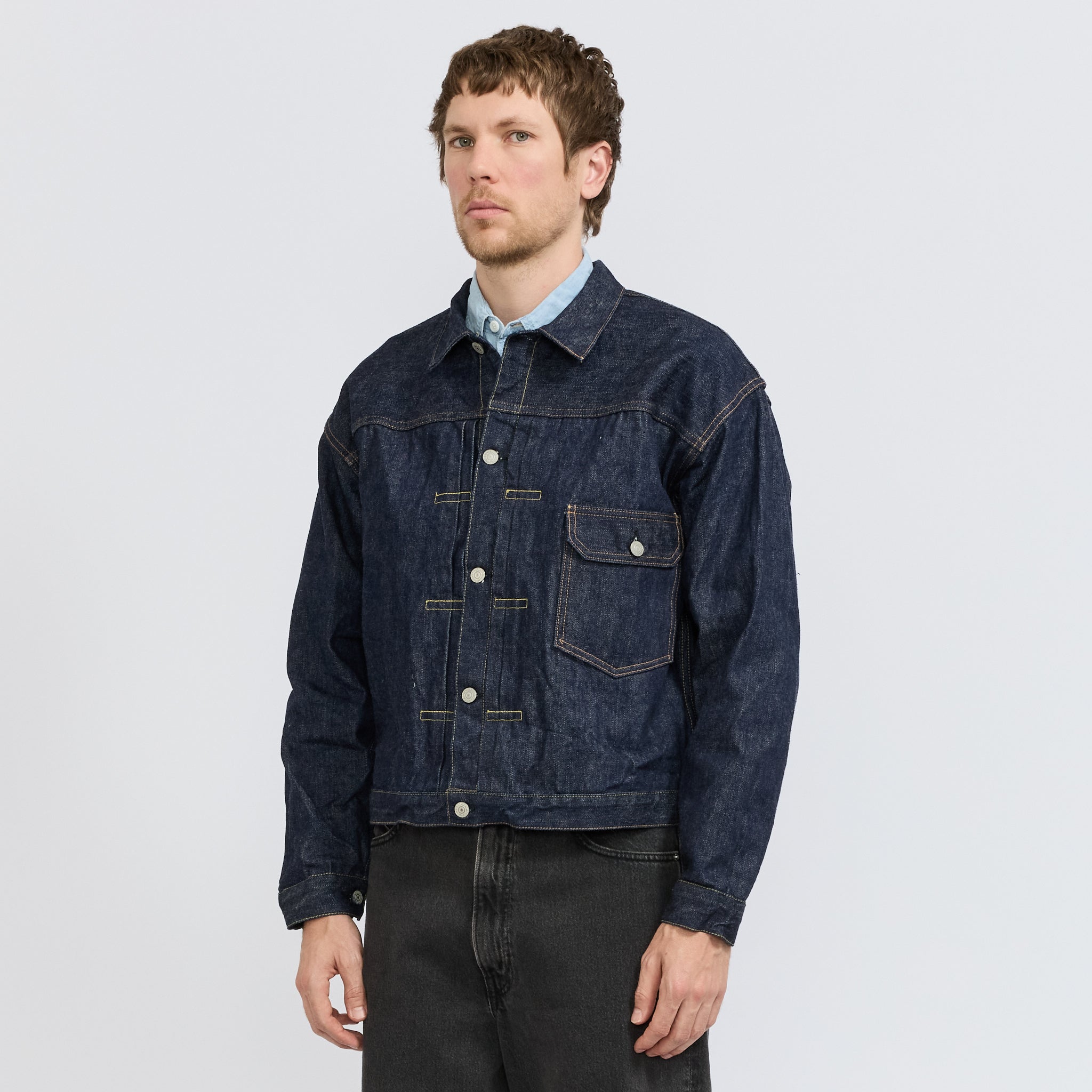 Type 1 40's Pleated Front Jacket One Wash