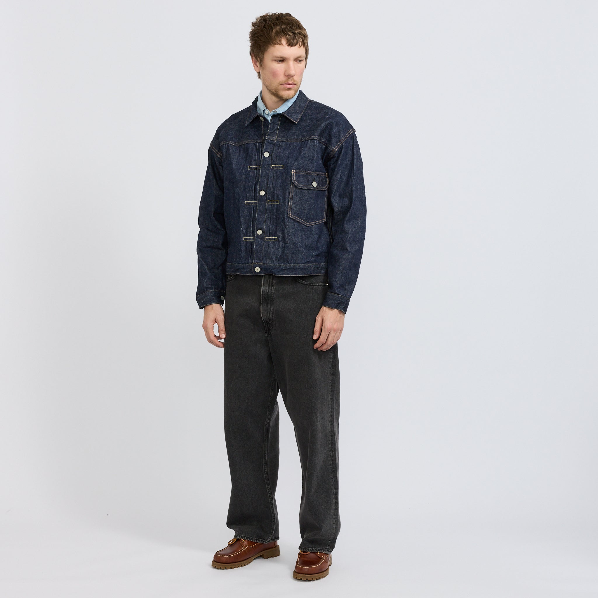 Type 1 40's Pleated Front Jacket One Wash
