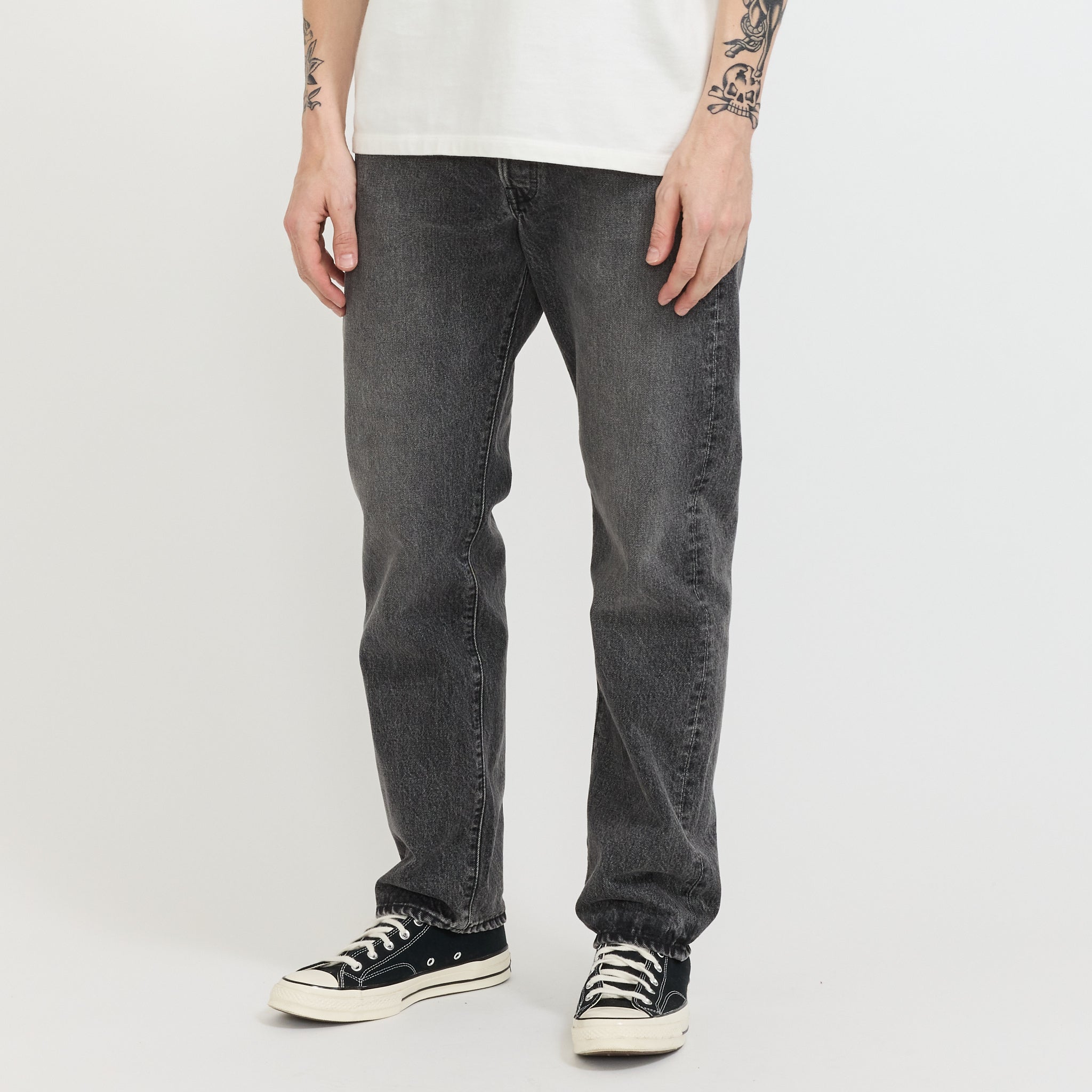 パンツ orSlow 105 90\"s Black Denim Stone orSlow 105 90'S BLACK DENIM - STONE WASH – Totem Brand Co.