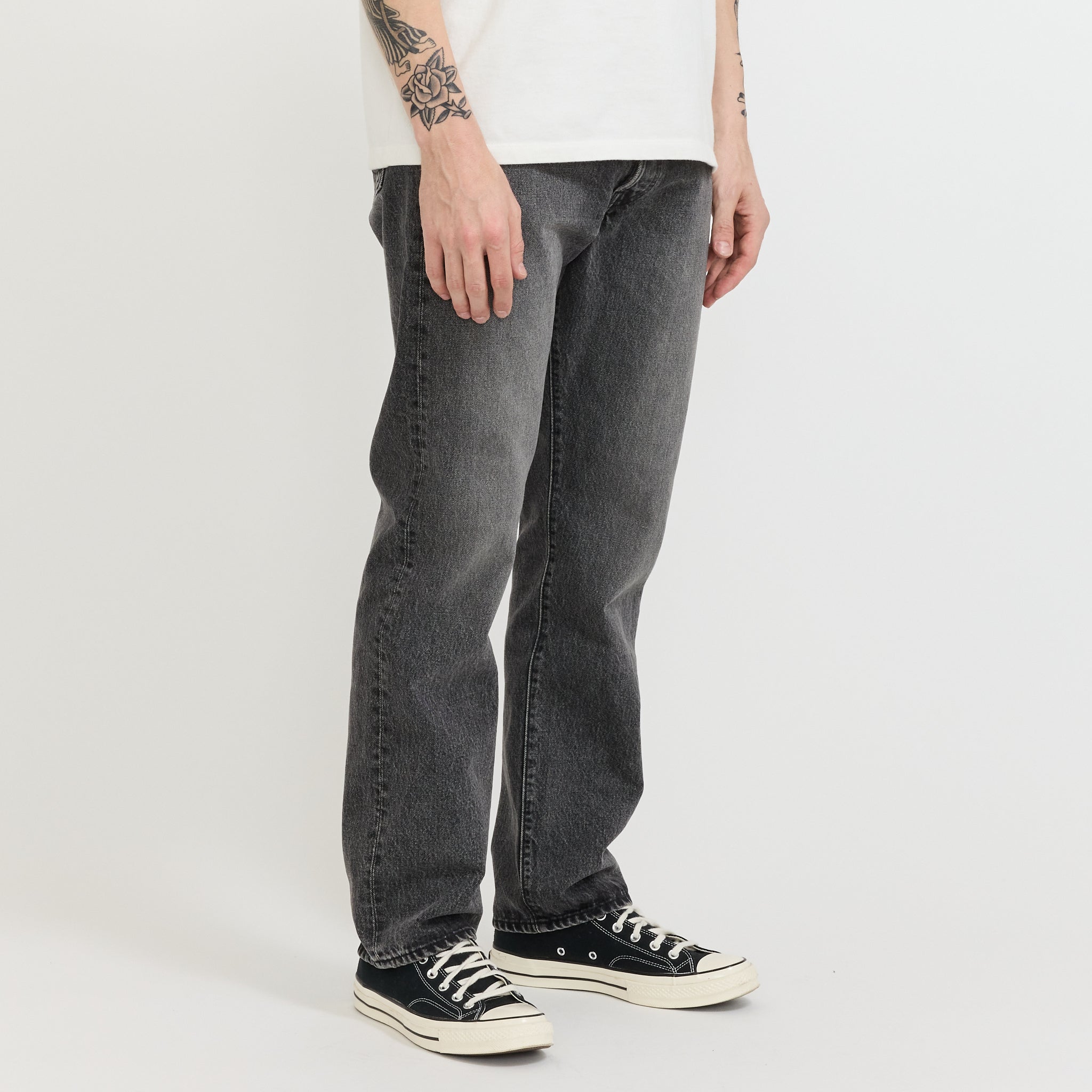Orslow | 105 90's Black Denim Stone Wash | Maplestore