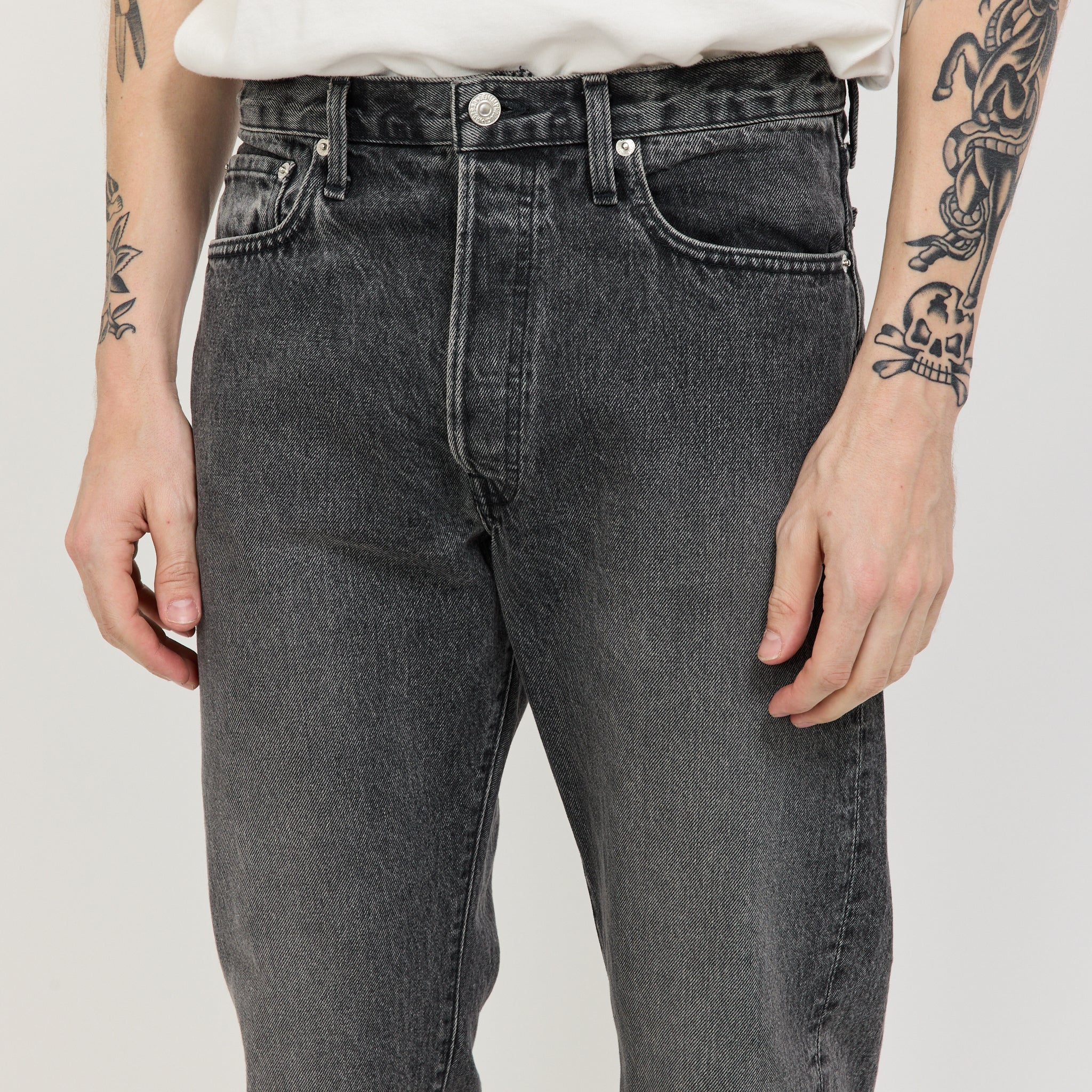 Orslow | 105 90's Black Denim Stone Wash | Maplestore