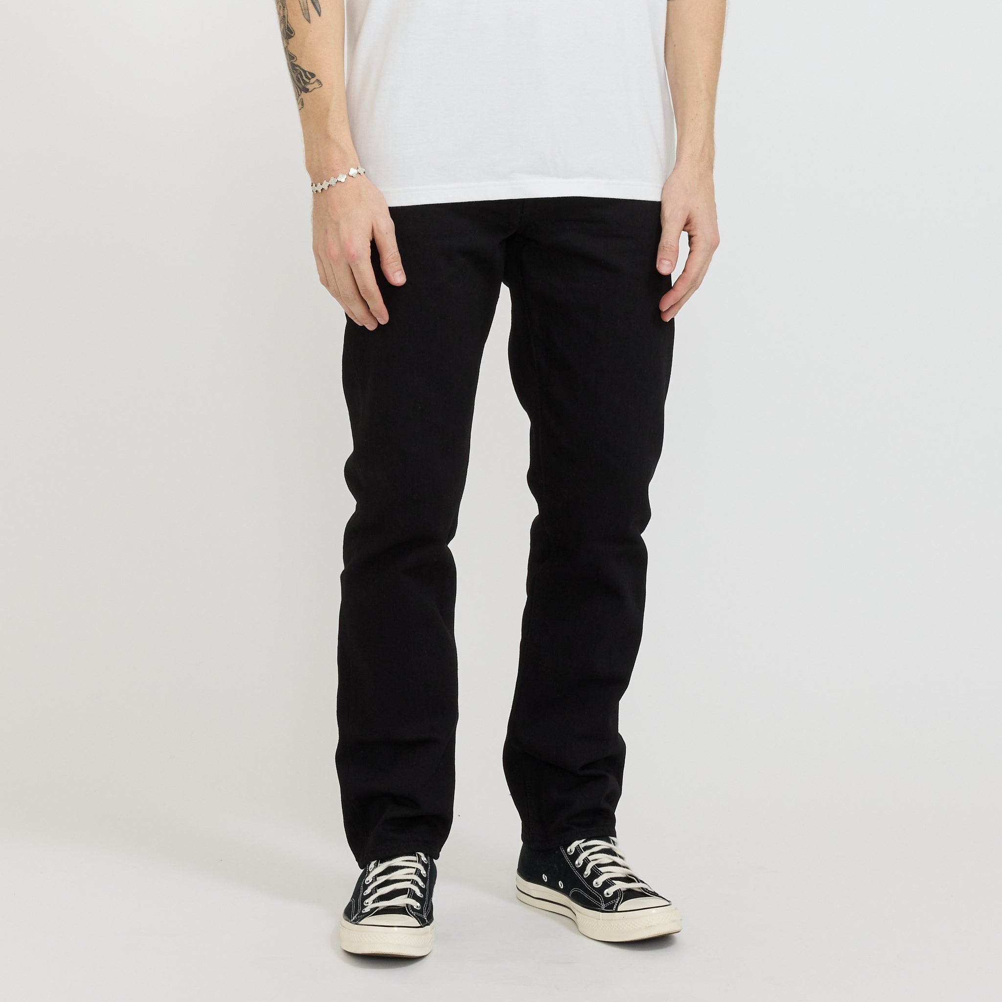 Orslow 107 Ivy Fit Black Denim Maplestore