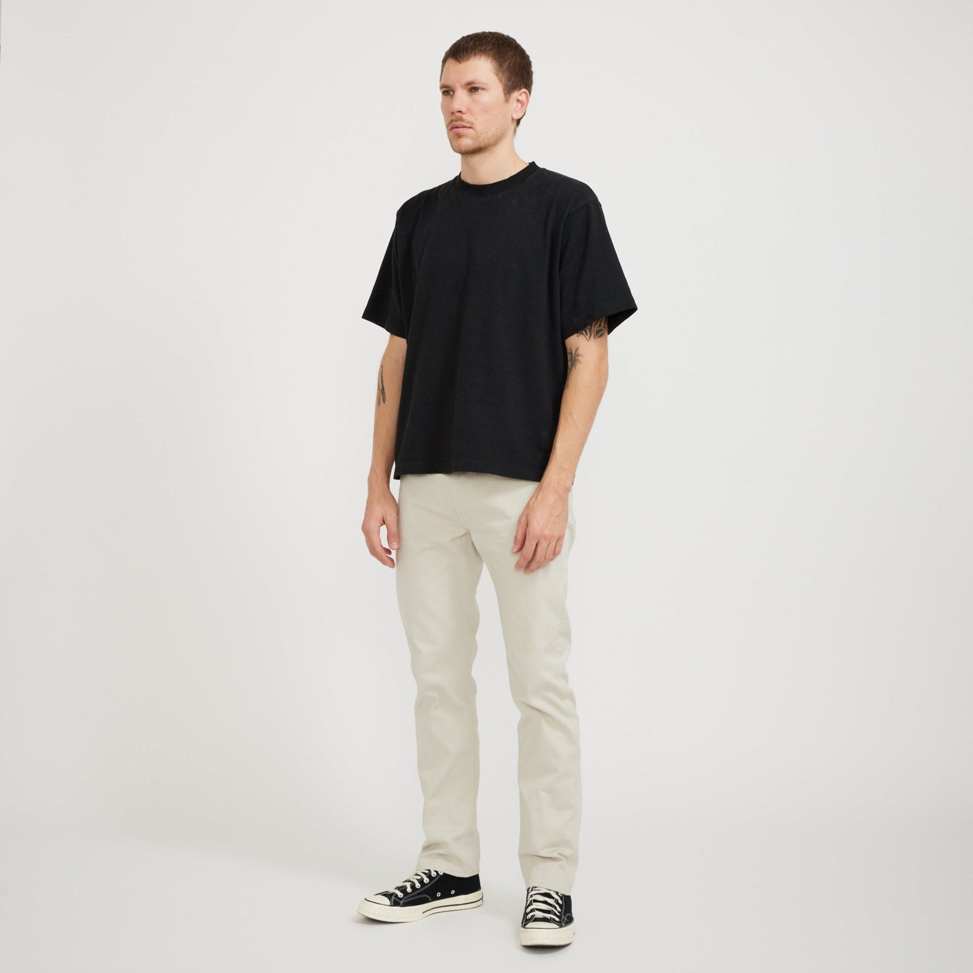 Orslow | 107 Ivy Fit Cotton Pique Pants Ivory | Maplestore