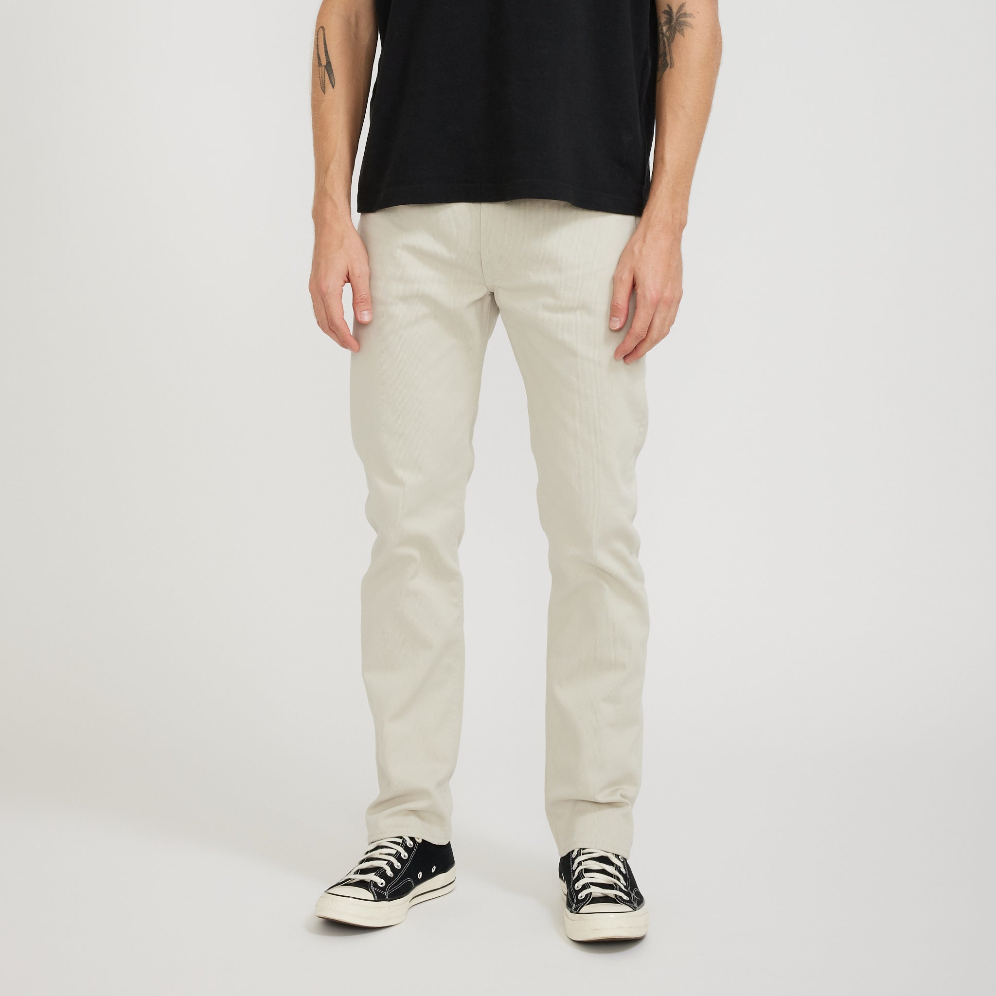 Orslow | 107 Ivy Fit Cotton Pique Pants Ivory | Maplestore