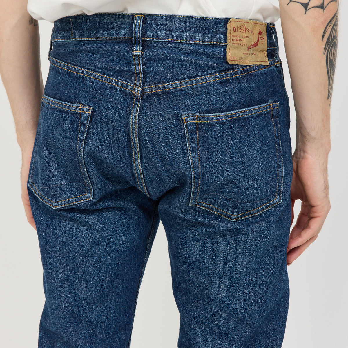 Orslow 107 Ivy Fit Selvedge Denim 2 Year Wash Maplestore