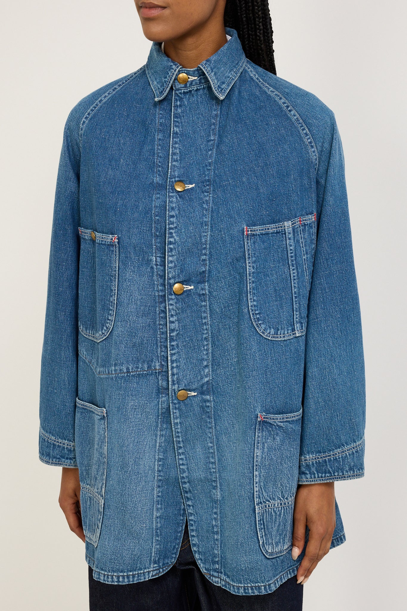 Denim Loose Fit Coverall Denim Used