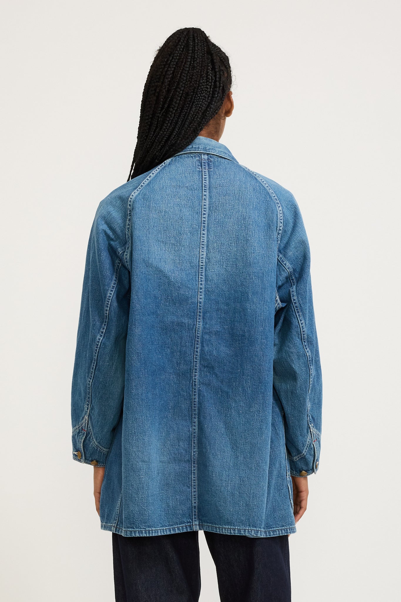 Denim Loose Fit Coverall Denim Used