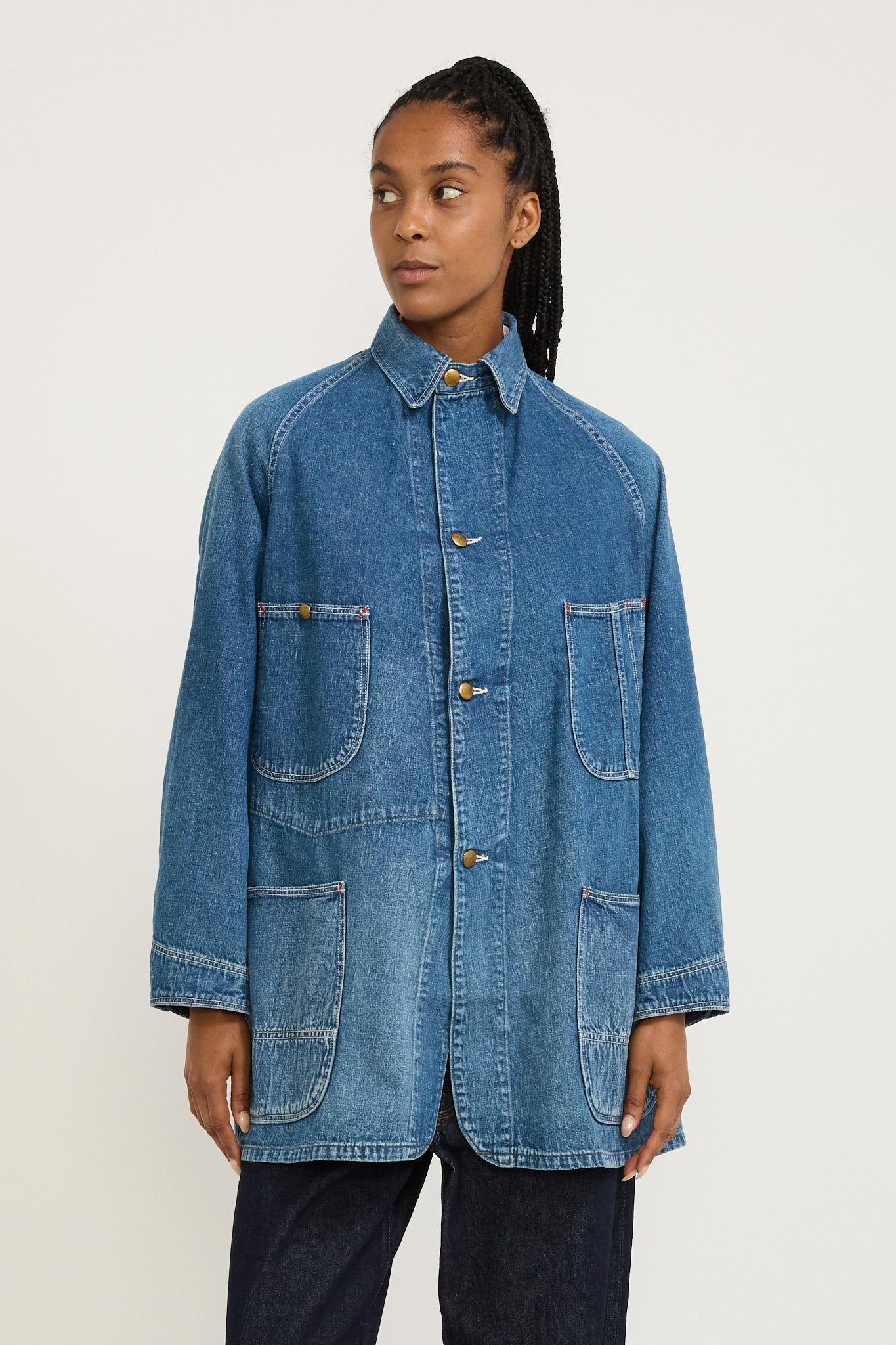 Denim Loose Fit Coverall Denim Used