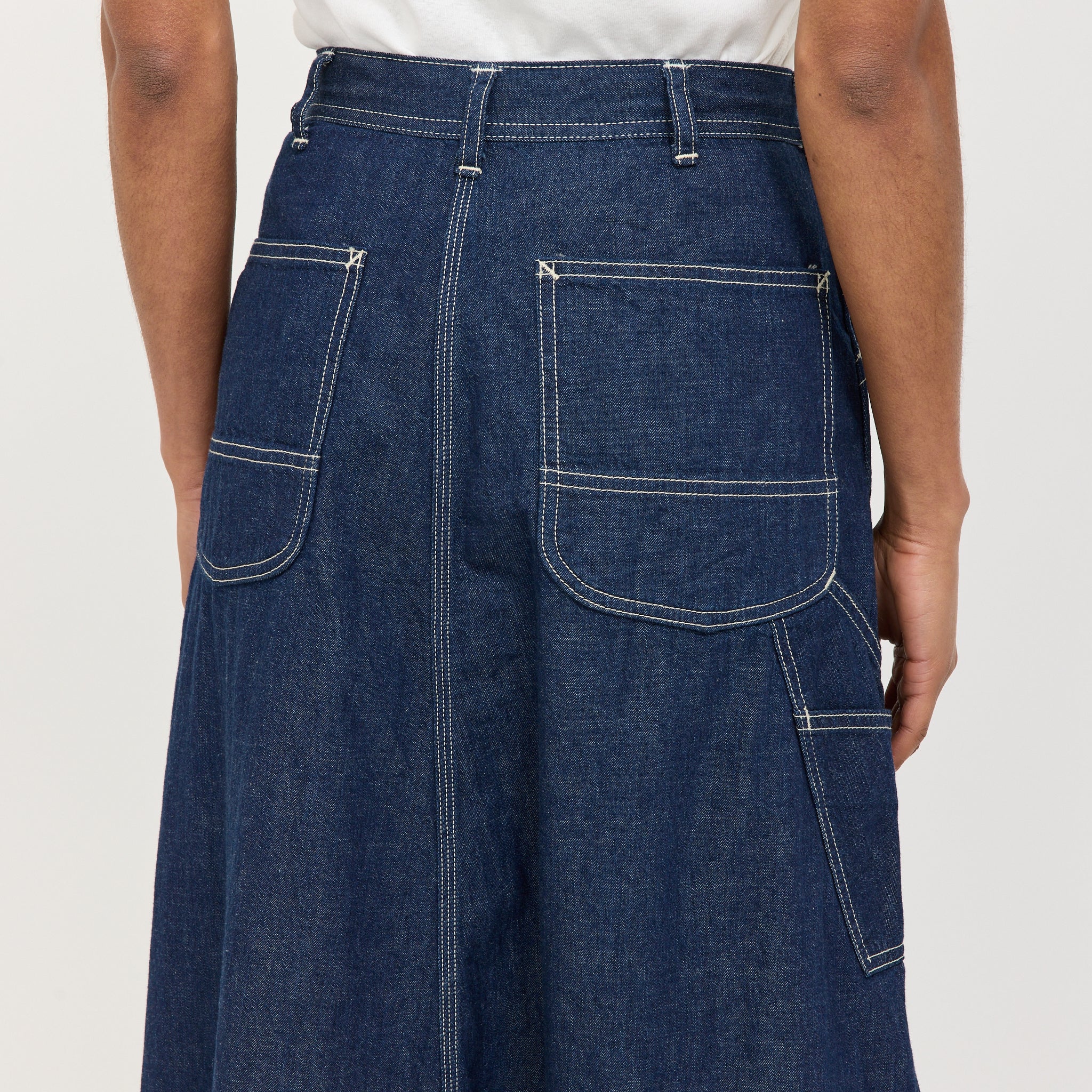 Denim Painter Long Skirt