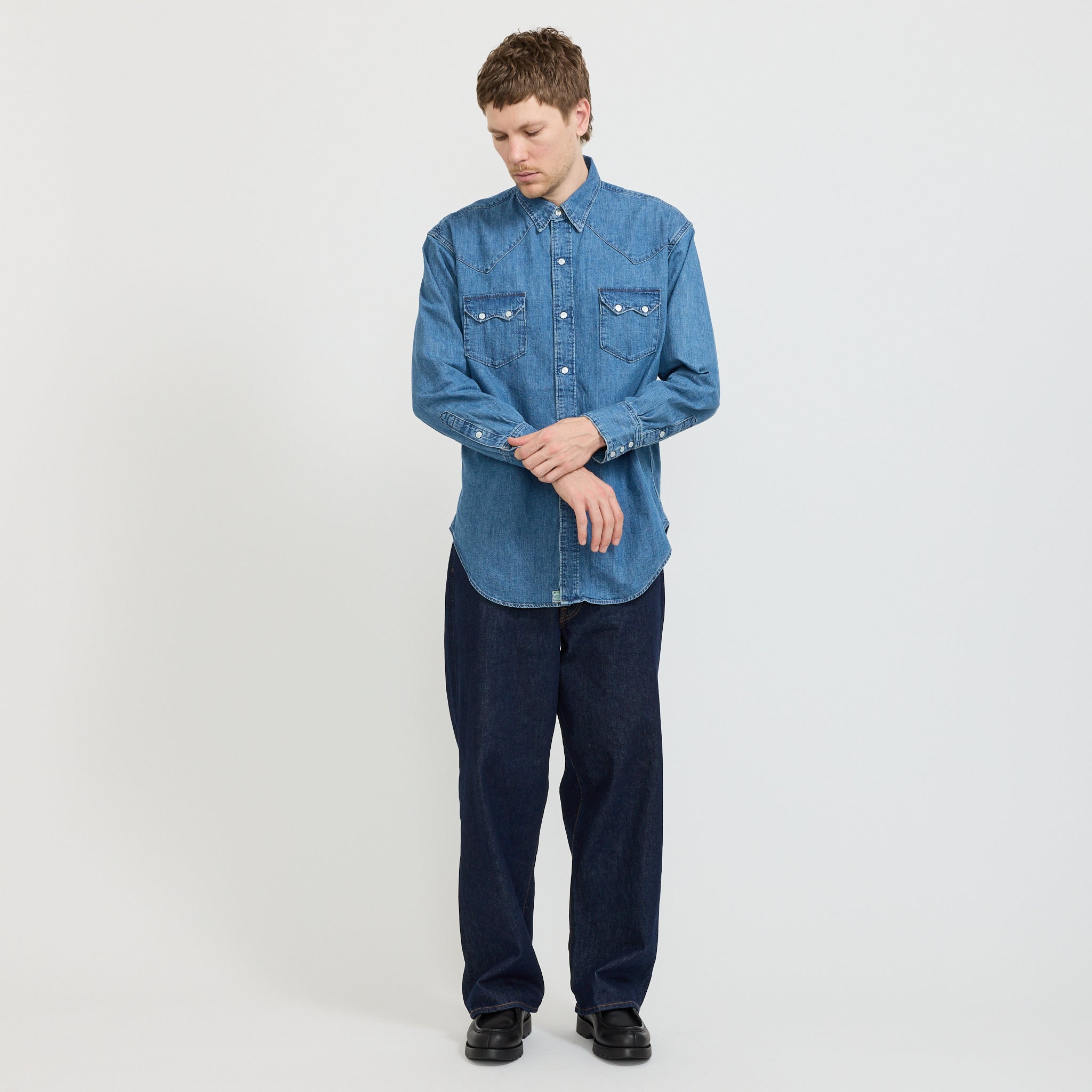 Denim Western Shirt Denim Used