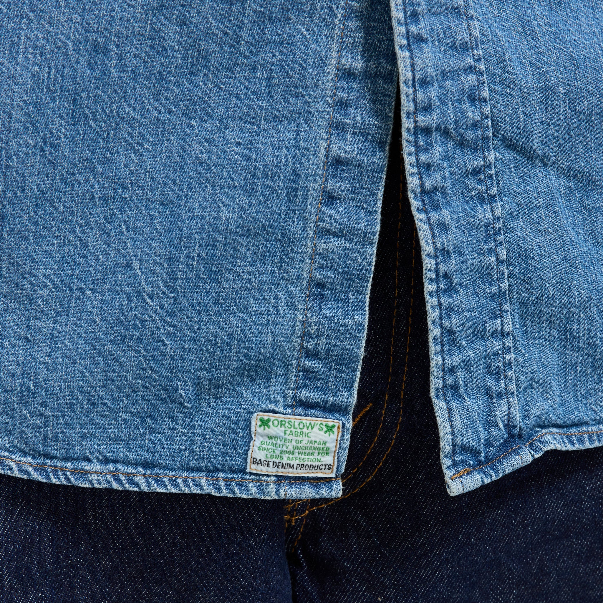 Orslow | Denim Western Shirt Denim Used | Maplestore