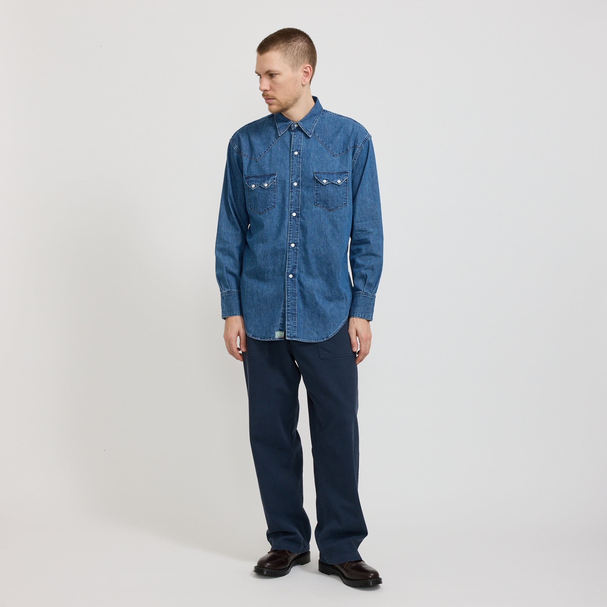Denim Western Shirt Denim Used