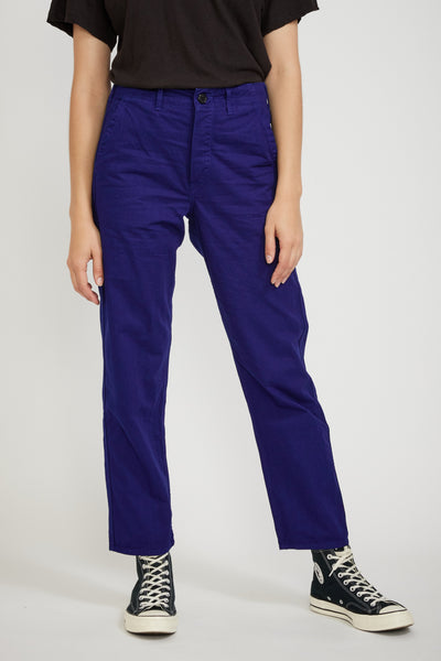 Orslow | French Work Pant Blue Womens | Maplestore