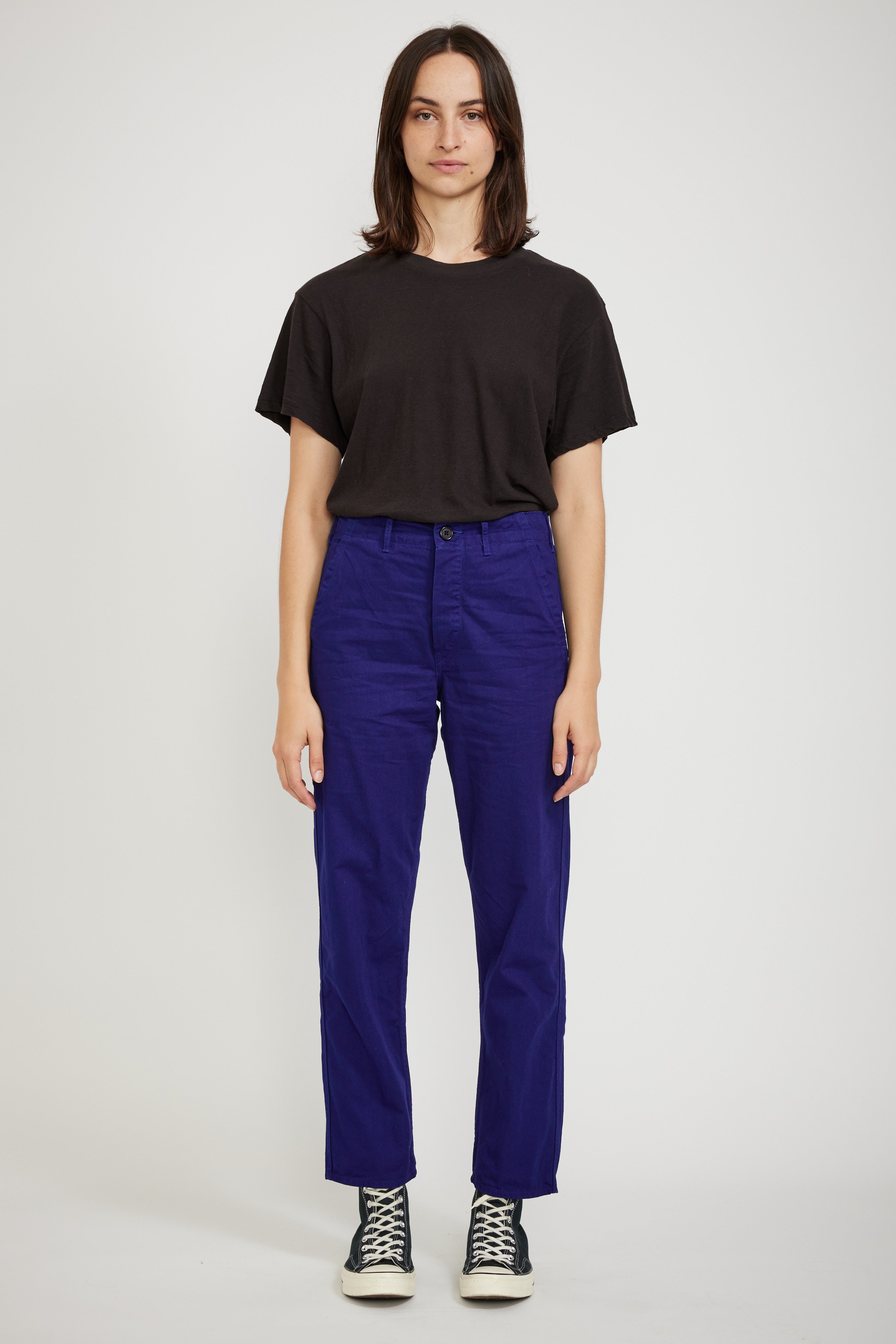 Orslow | French Work Pant Blue Womens | Maplestore