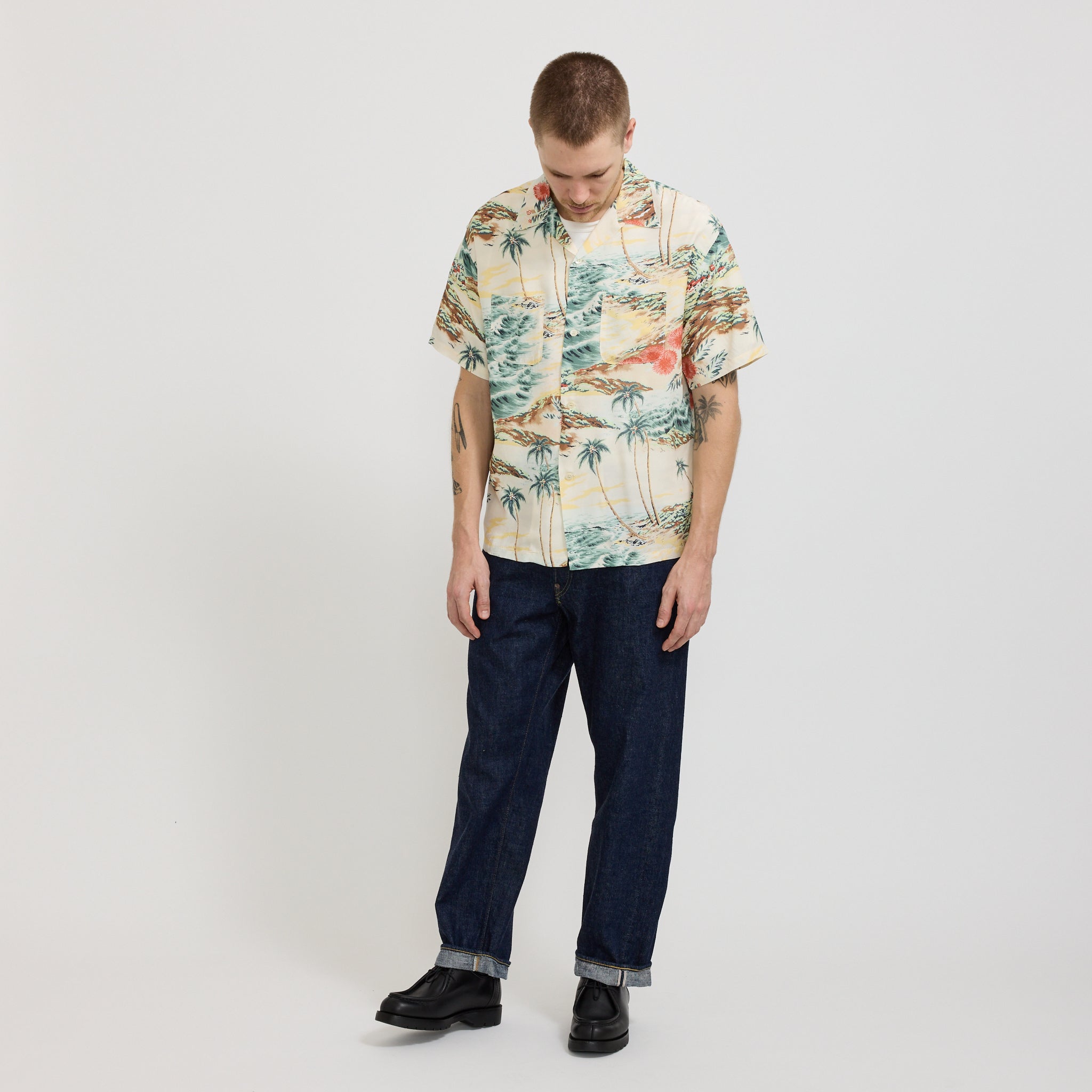 Hawaiian Shirt Ecru