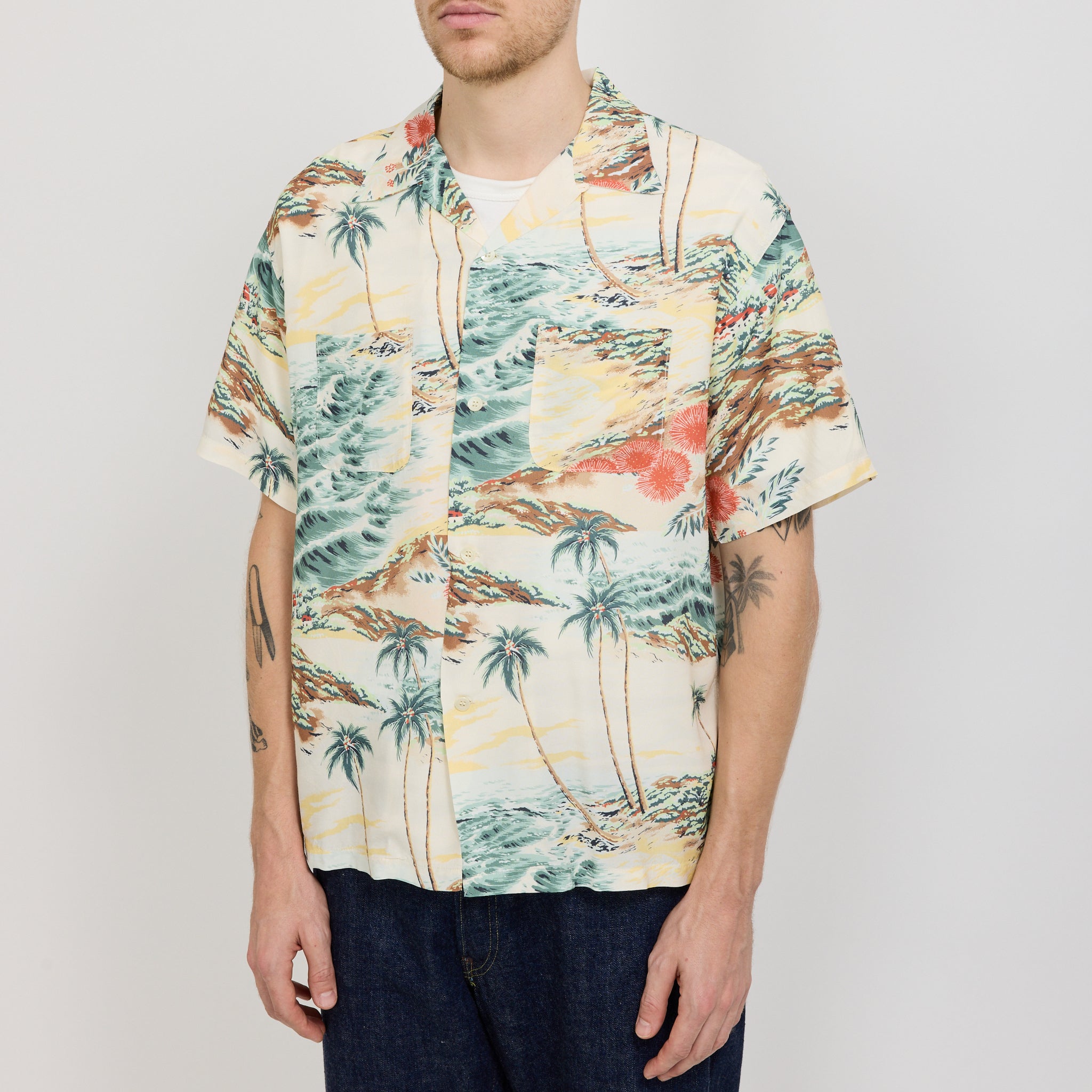 Hawaiian Shirt Ecru