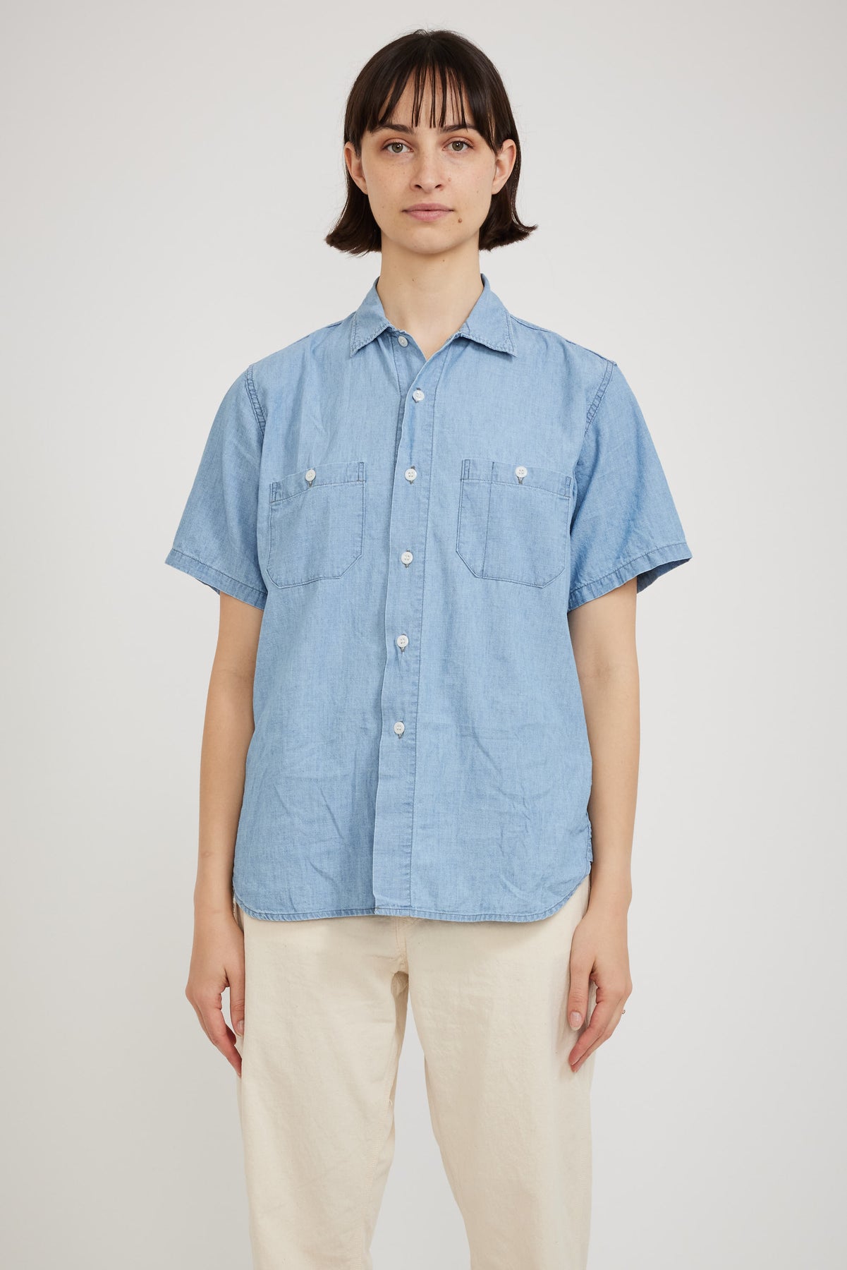 Orslow Work Shirt Chambray 84 - Made in Japan, Shirts