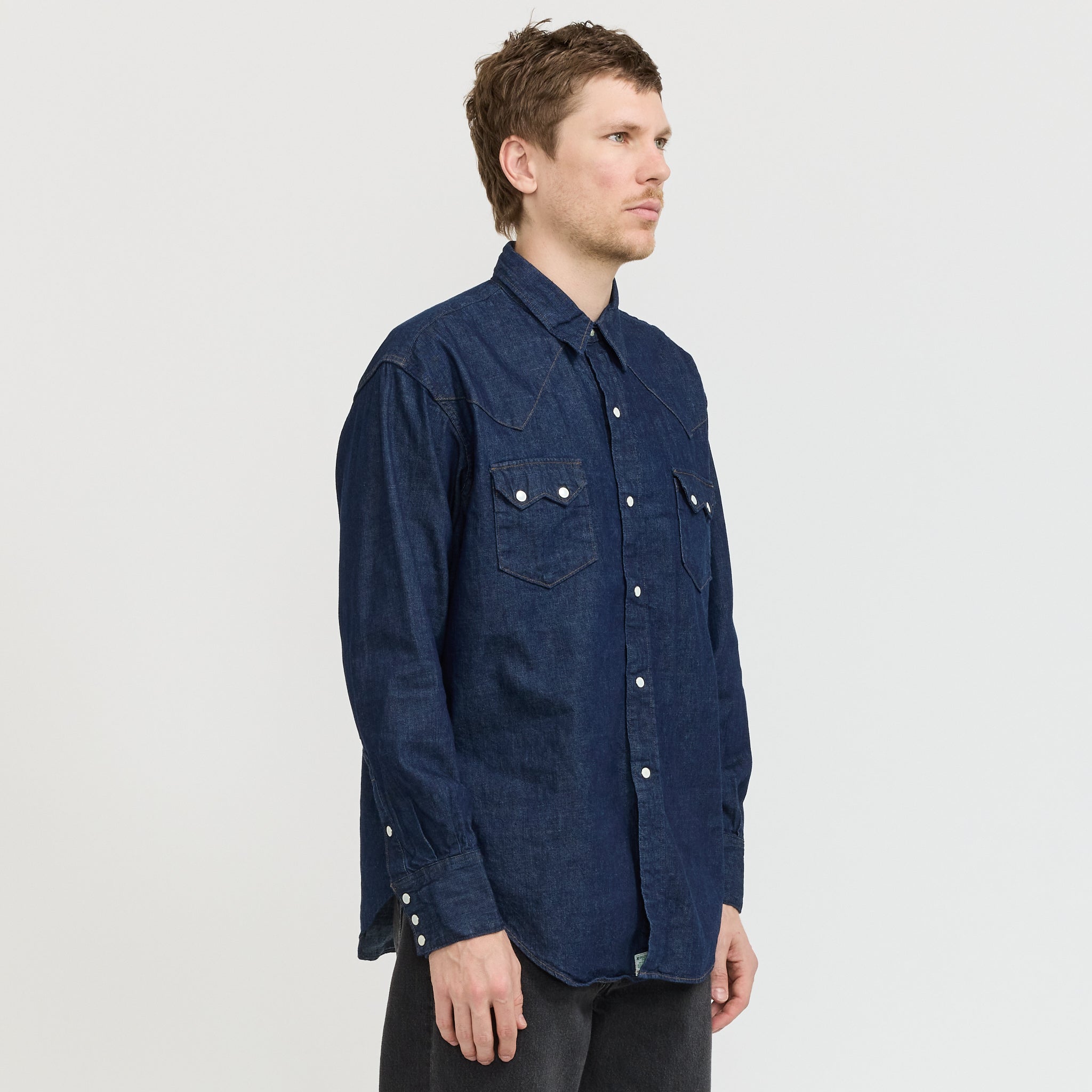 Denim Western Shirt One Wash