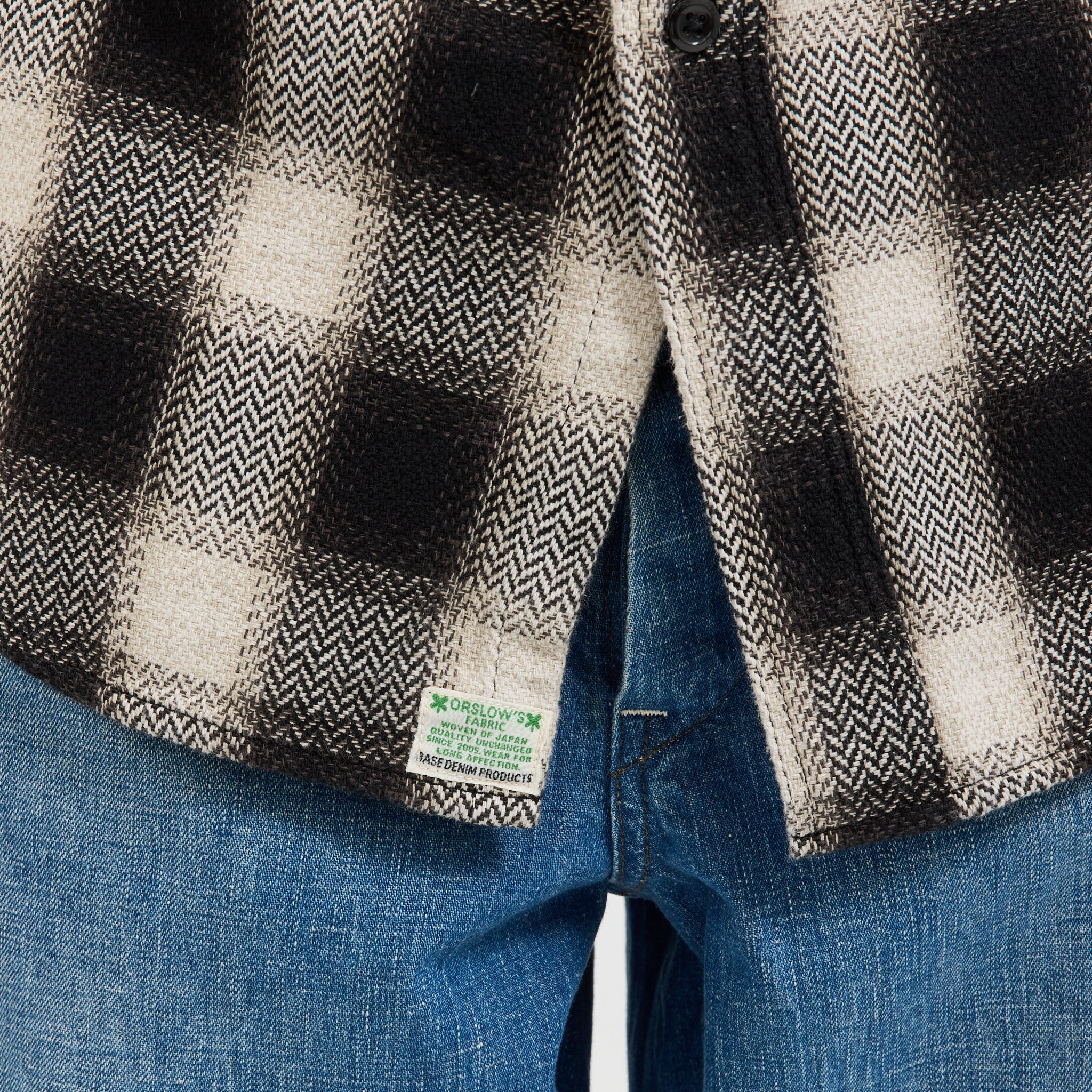 Heavyweight Flannel Shirt Black Check