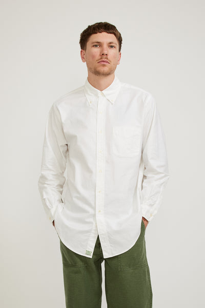 Orslow | Oxford Standard Button Down Shirt White | Maplestore