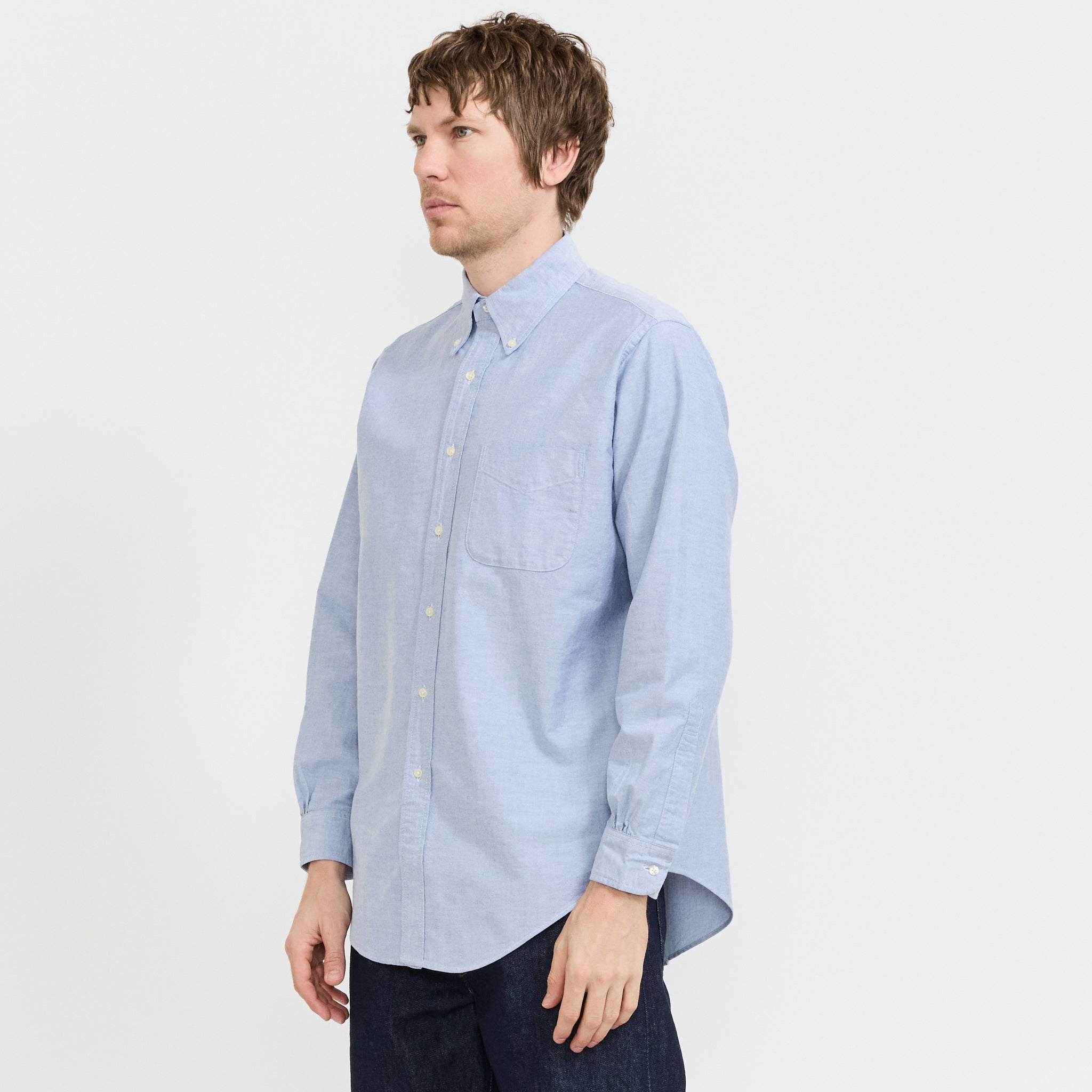 Oxford Standard Button Down Shirt Light Blue