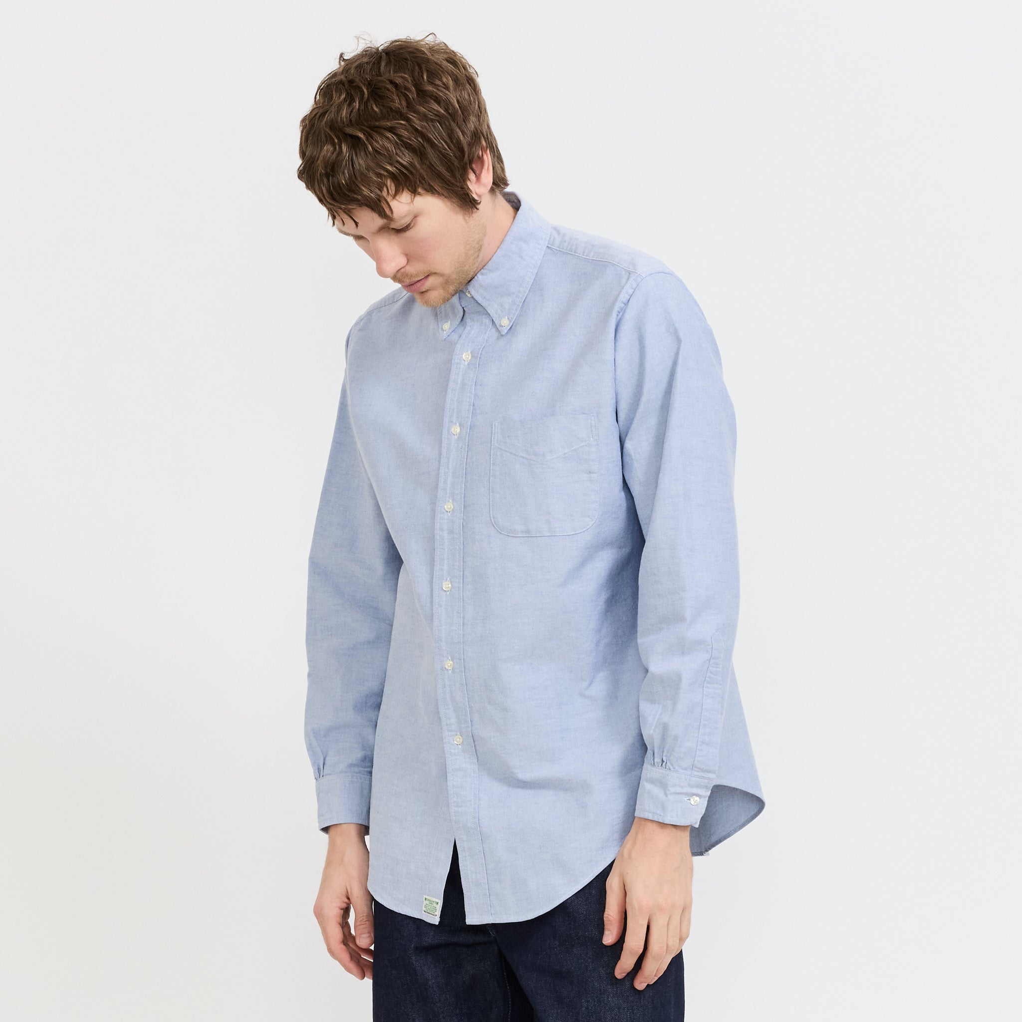 Oxford Standard Button Down Shirt Light Blue