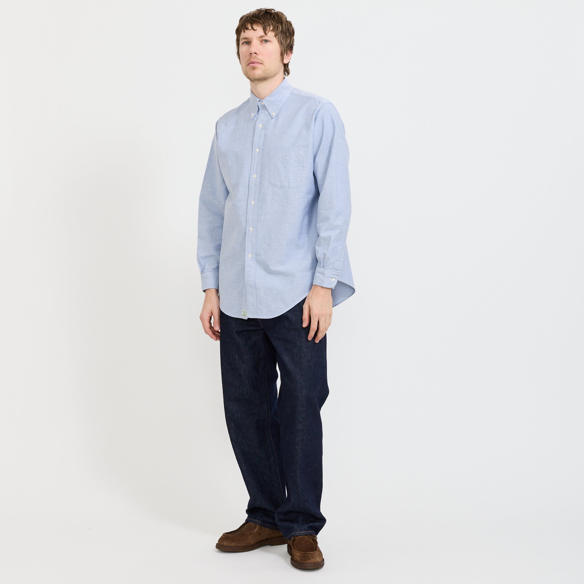 Oxford Standard Button Down Shirt Light Blue