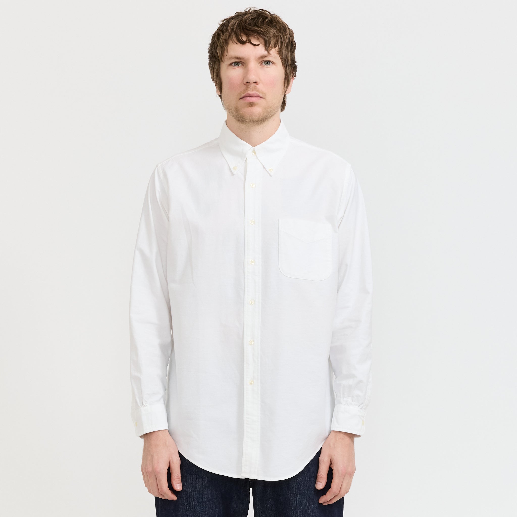 Oxford Standard Button Down Shirt White