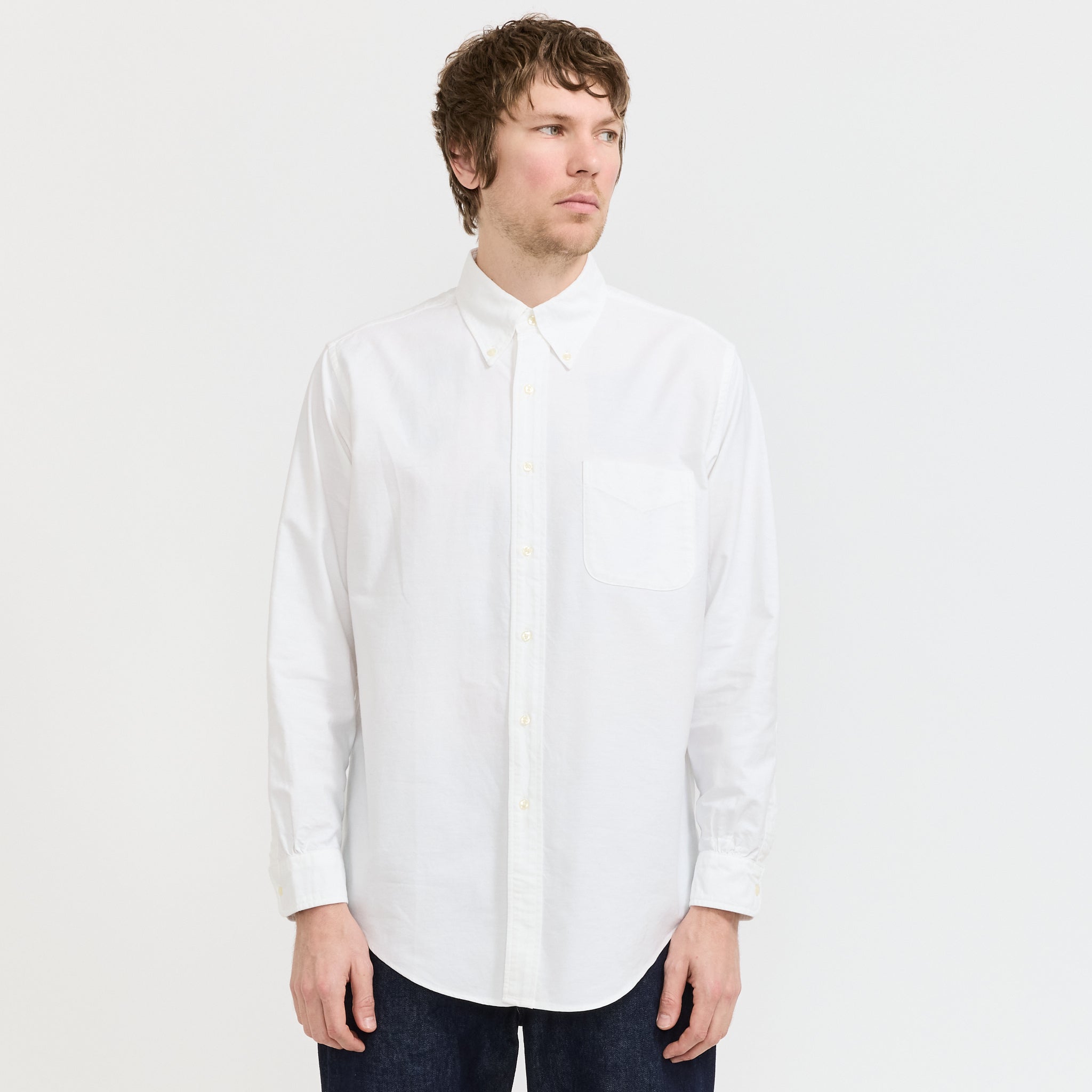Oxford Standard Button Down Shirt White