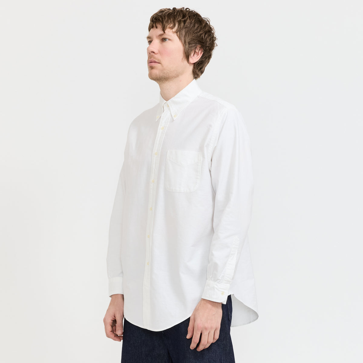 Oxford Standard Button Down Shirt White